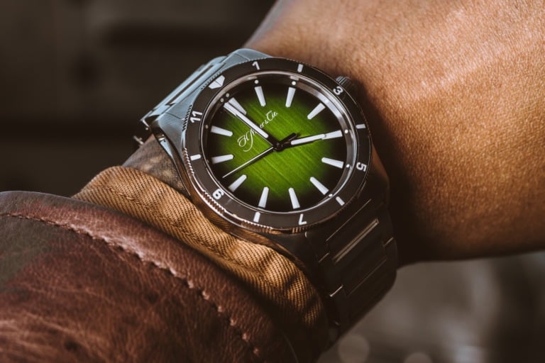 H. Moser & Cie. Pioneer Centre Seconds Rotating Bezel For Collective Horology