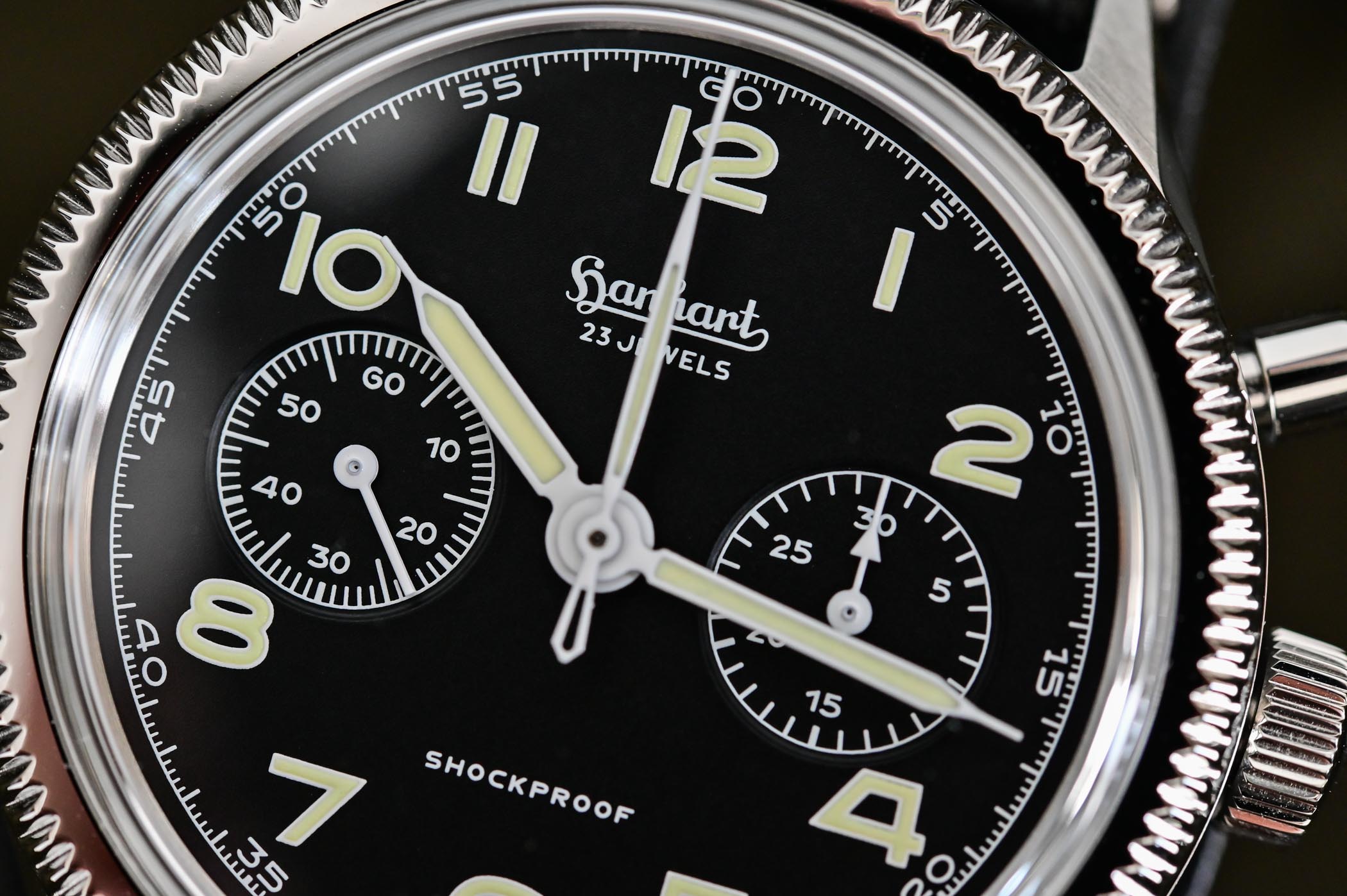 Hanhart 417 ES Reissue Pilot Chronograph - 10 Hanhart 417 ES Reissue Pilot Chronograph