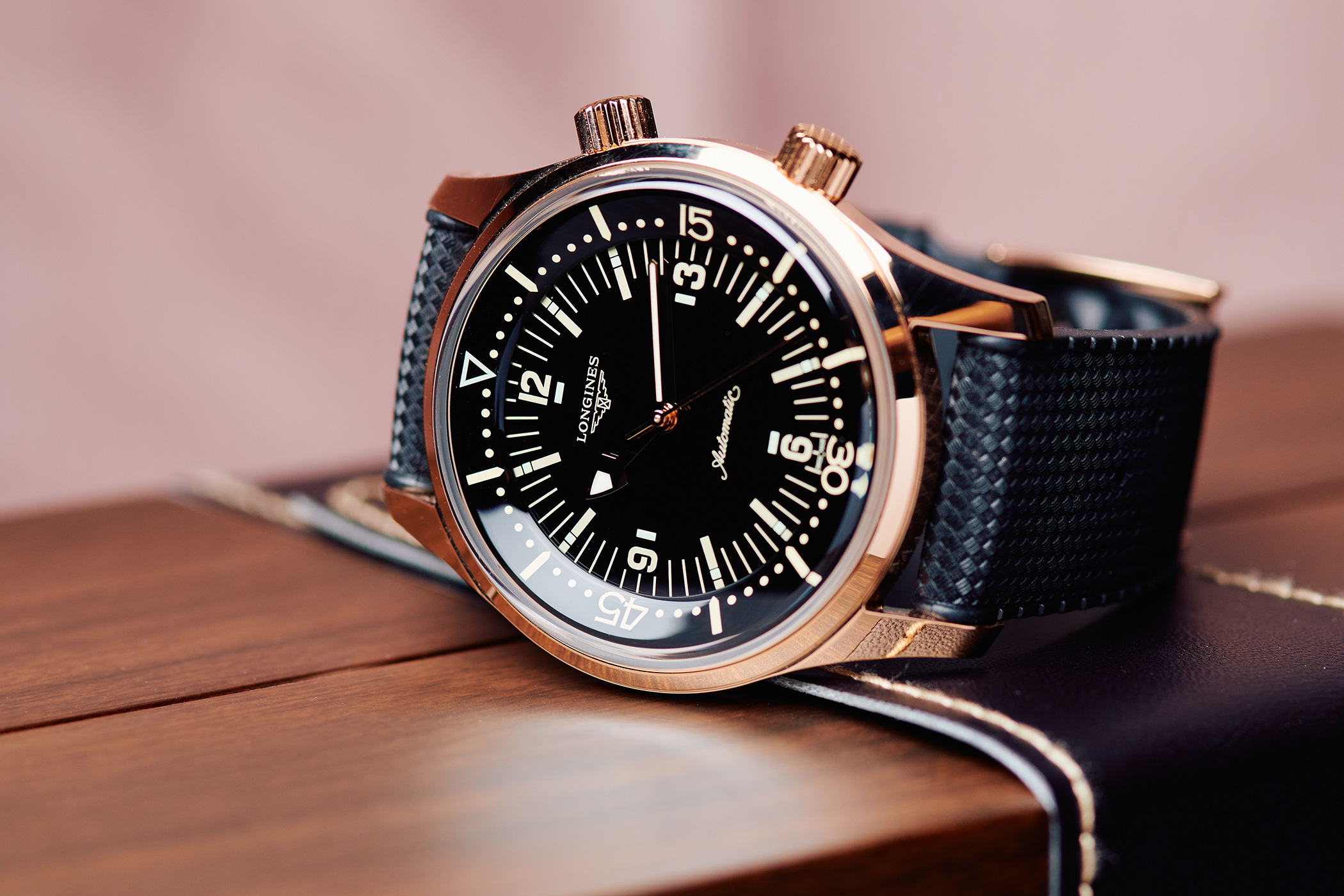 Longines Legend Diver No Date Rose Gold Poland Limited Edition
