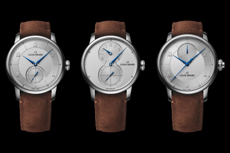 Louis Erard Excellence Triptych - Regulator - Small Seconds - Chrono Monopusher