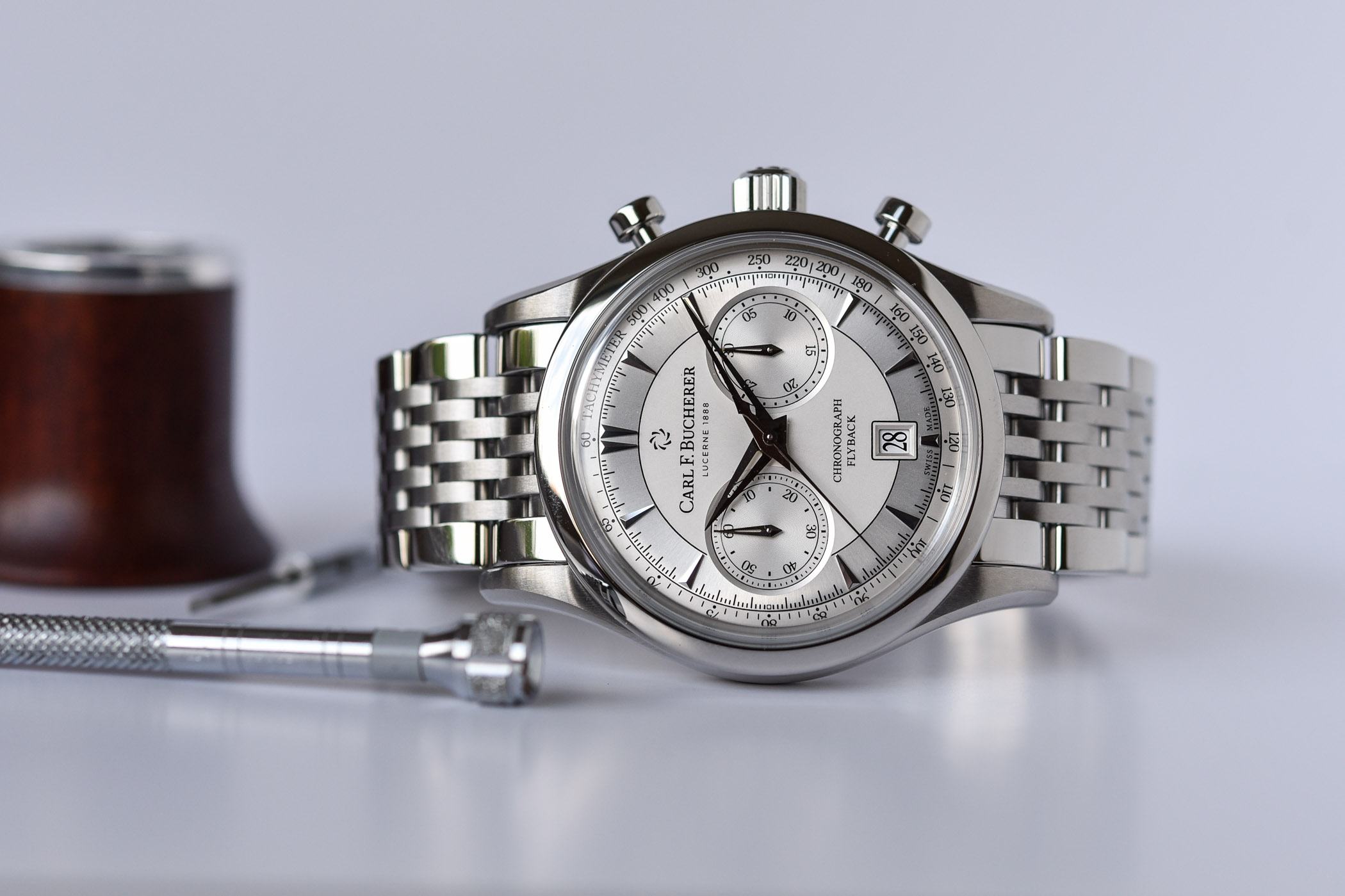 Carl F. Bucherer Manero Flyback Steel Bracelet