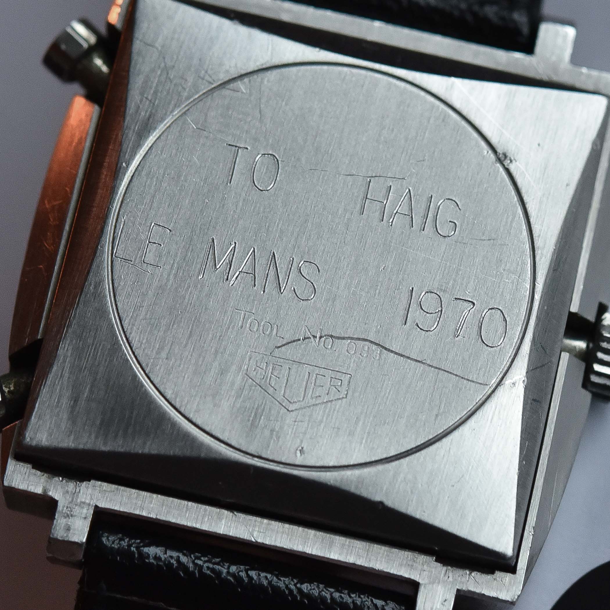 Heuer Monaco 1133B Steve McQueen worn Le Mans Haig Alltounian Phillips Bacs - 4 Heuer Monaco 1133B Steve McQueen worn Le Mans Haig Alltounian