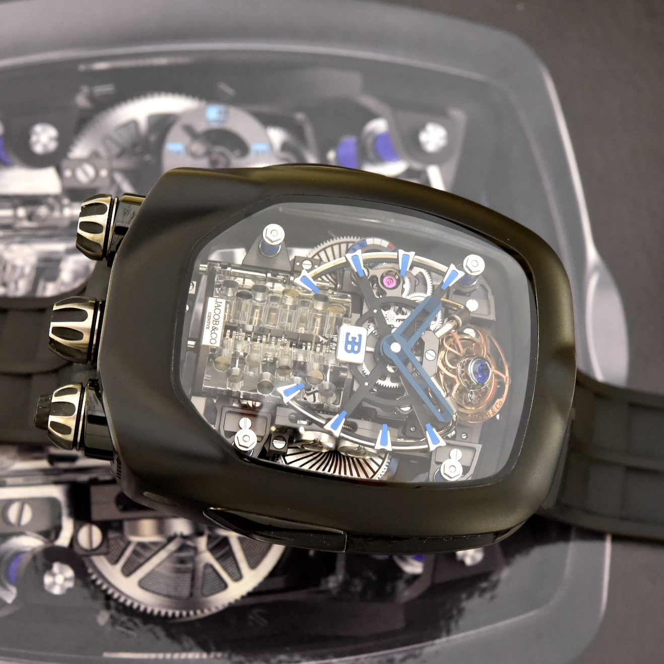 Jacob and co Bugatti Chiron Tourbillon - 1 Jacob and co Bugatti Chiron Tourbillon - 1