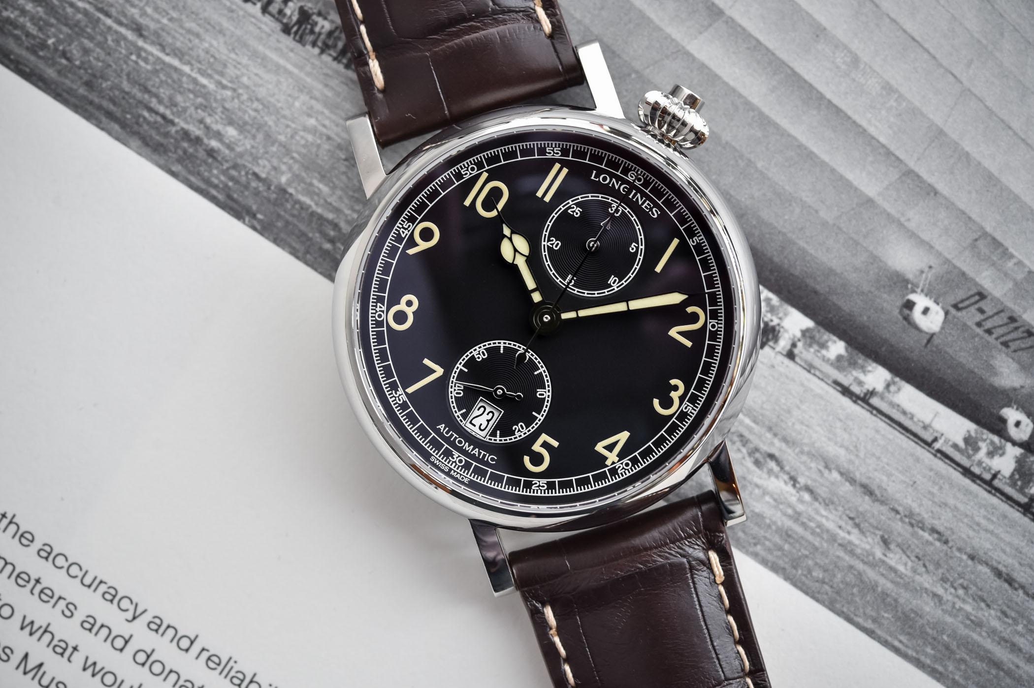 Longines Avigation Watch Type A-7 1935 - 2020 Edition Black Dial