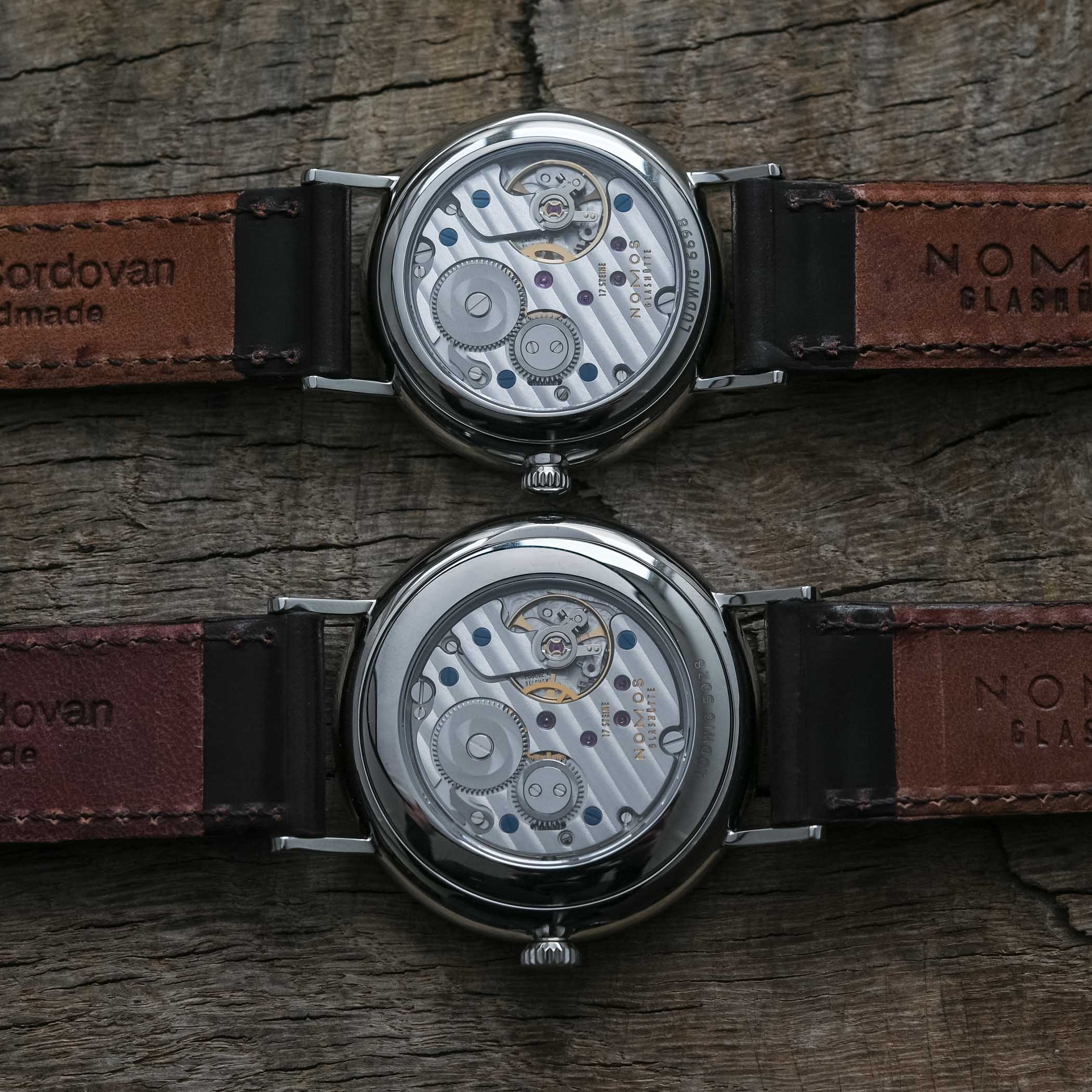 NOMOS Ludwig 38 and Ludwig 33 Duo Annual Holiday Watches - enamel dial 175th anniversary watchmaking glashutte - 7 NOMOS Ludwig 38 and Ludwig 33 Duo Annual Holiday Watches - enamel dial 175th anniversary watchmaking glashutte - 7
