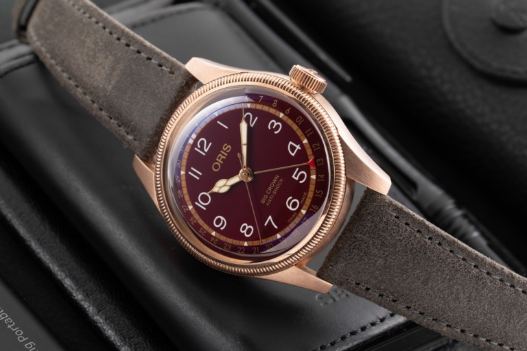 Oris Big Crown Pointer Date Fratello Edition Oxblood Bronze