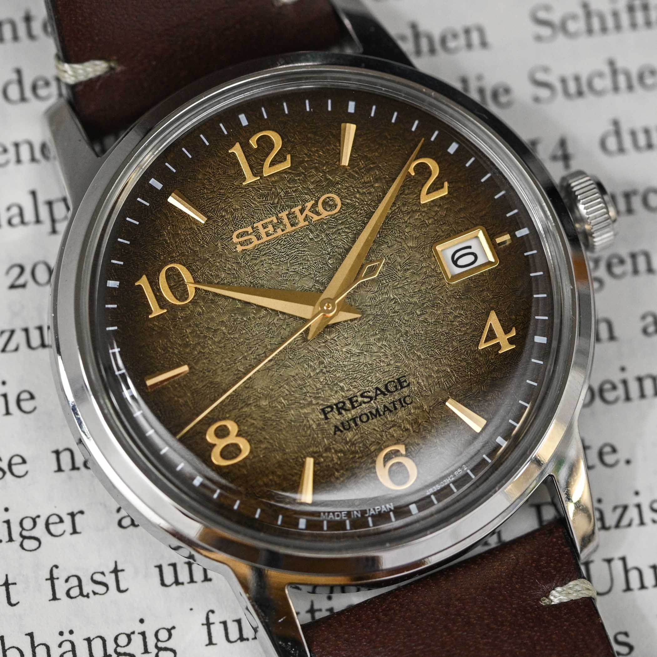 Seiko Presage Cocktail Hojicha SRPF43J1 - 1 Seiko Presage Cocktail Hojicha SRPF43J1