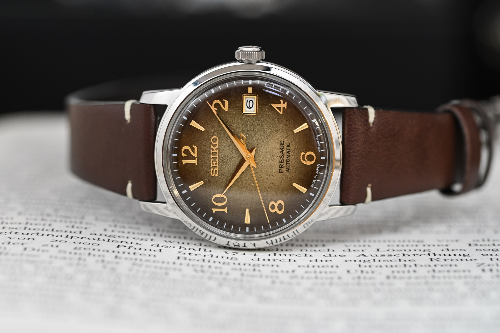 Seiko Presage Cocktail Hojicha SRPF43J1 - 3 Seiko Presage Cocktail Hojicha SRPF43J1