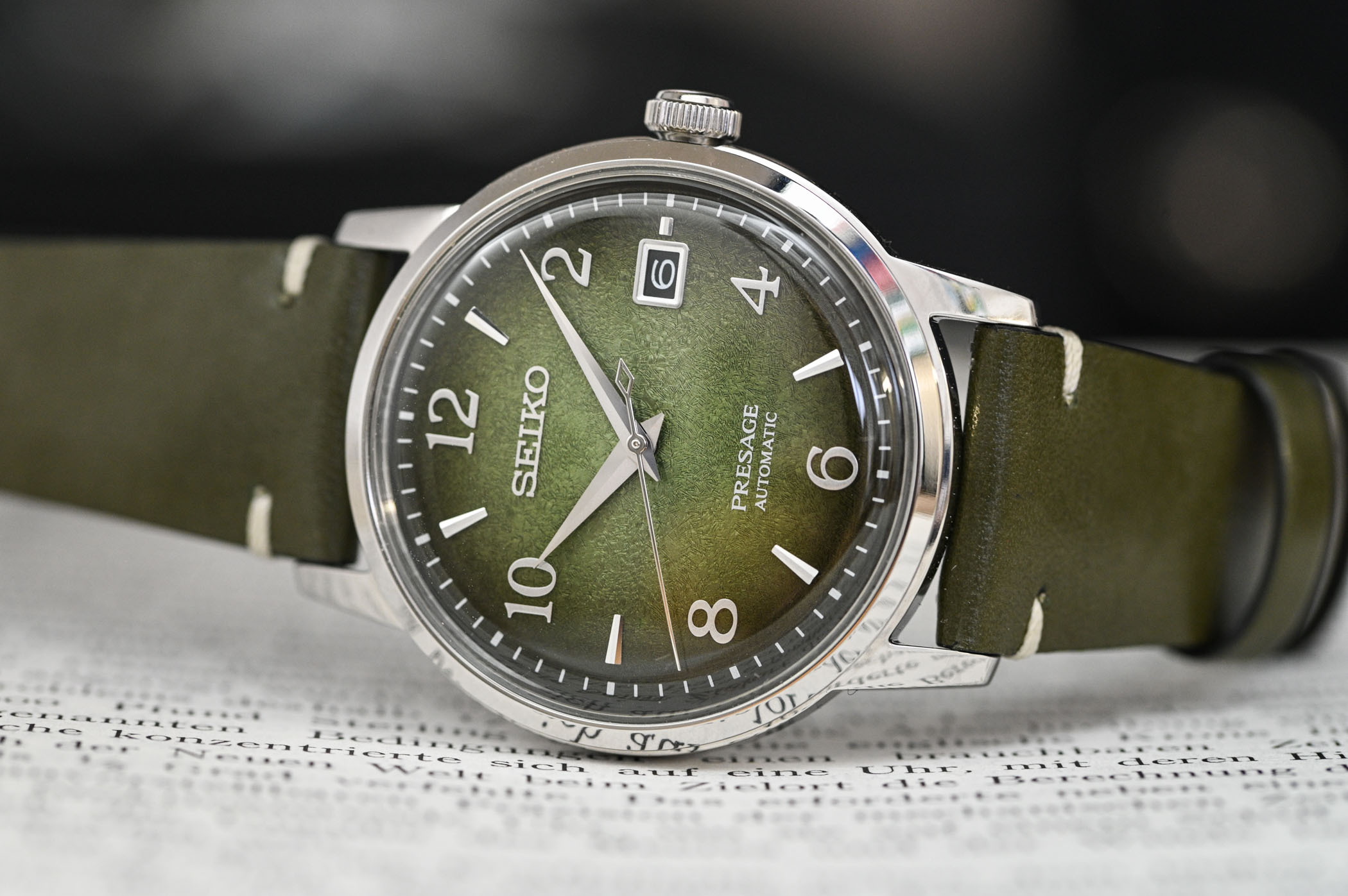Seiko Presage Cocktail Matcha SRPF41J1 - 4 Seiko Presage Cocktail Matcha SRPF41J1