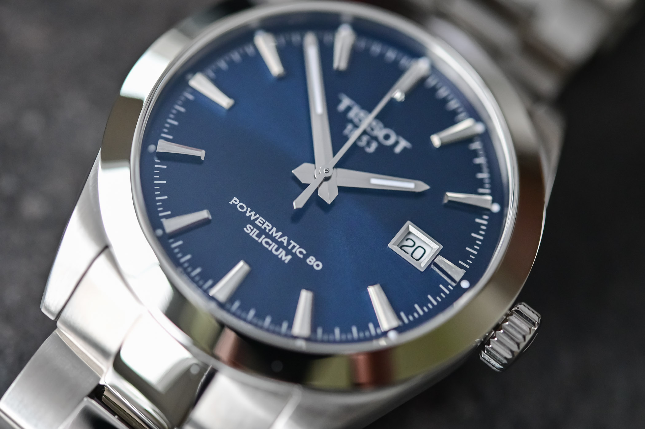 Tissot Gentleman Powermatic 80 Silicium Blue Dial Steel bracelet - review value proposition - 6 Tissot Gentleman Powermatic 80 Silicium Blue Dial