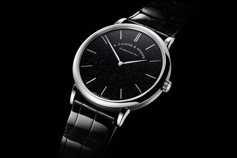 A. Lange & Söhne Saxonia Thin Black Gold Flux 211.087