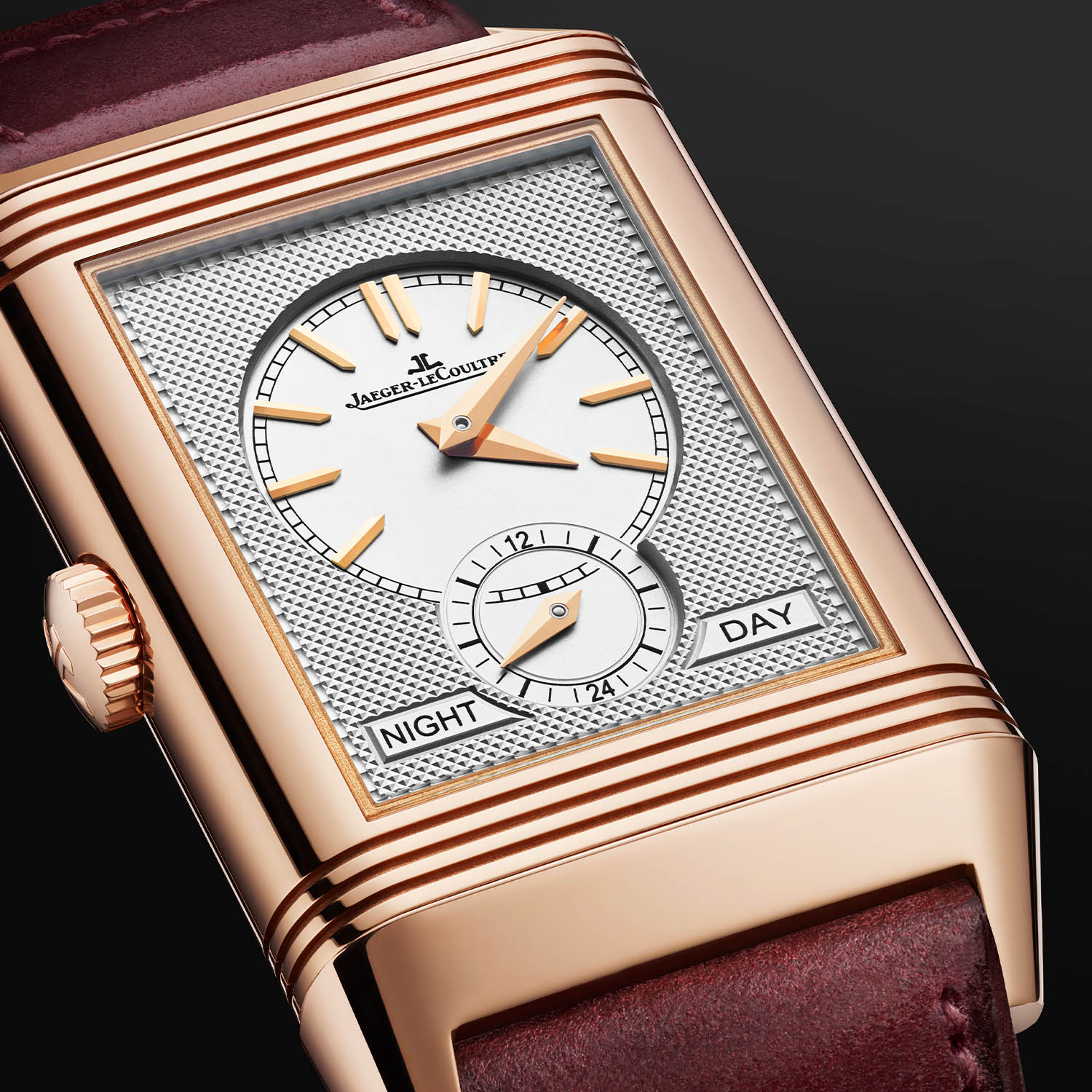 Jaeger LeCoultre Reverso Tribute DuoFace Fagliano Burgundy Limited - 12 Jaeger LeCoultre Reverso Tribute DuoFace Fagliano Burgundy Limited Q398256J