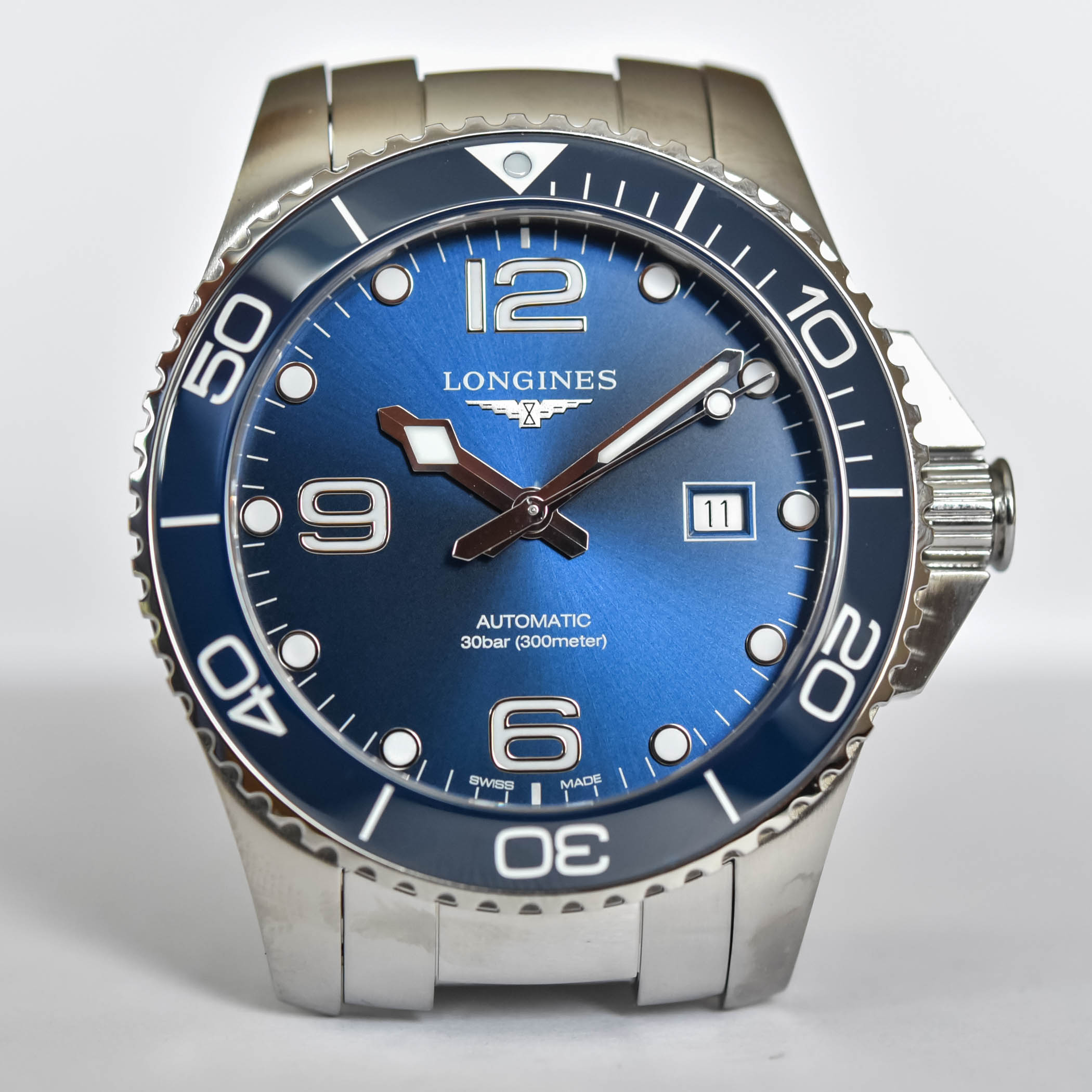 Longines HydroConquest 43mm blue dial ceramic bezel - L3.782.4.96.6 - review - 11 Longines HydroConquest 43mm blue dial ceramic bezel - L3.782.4.96.6