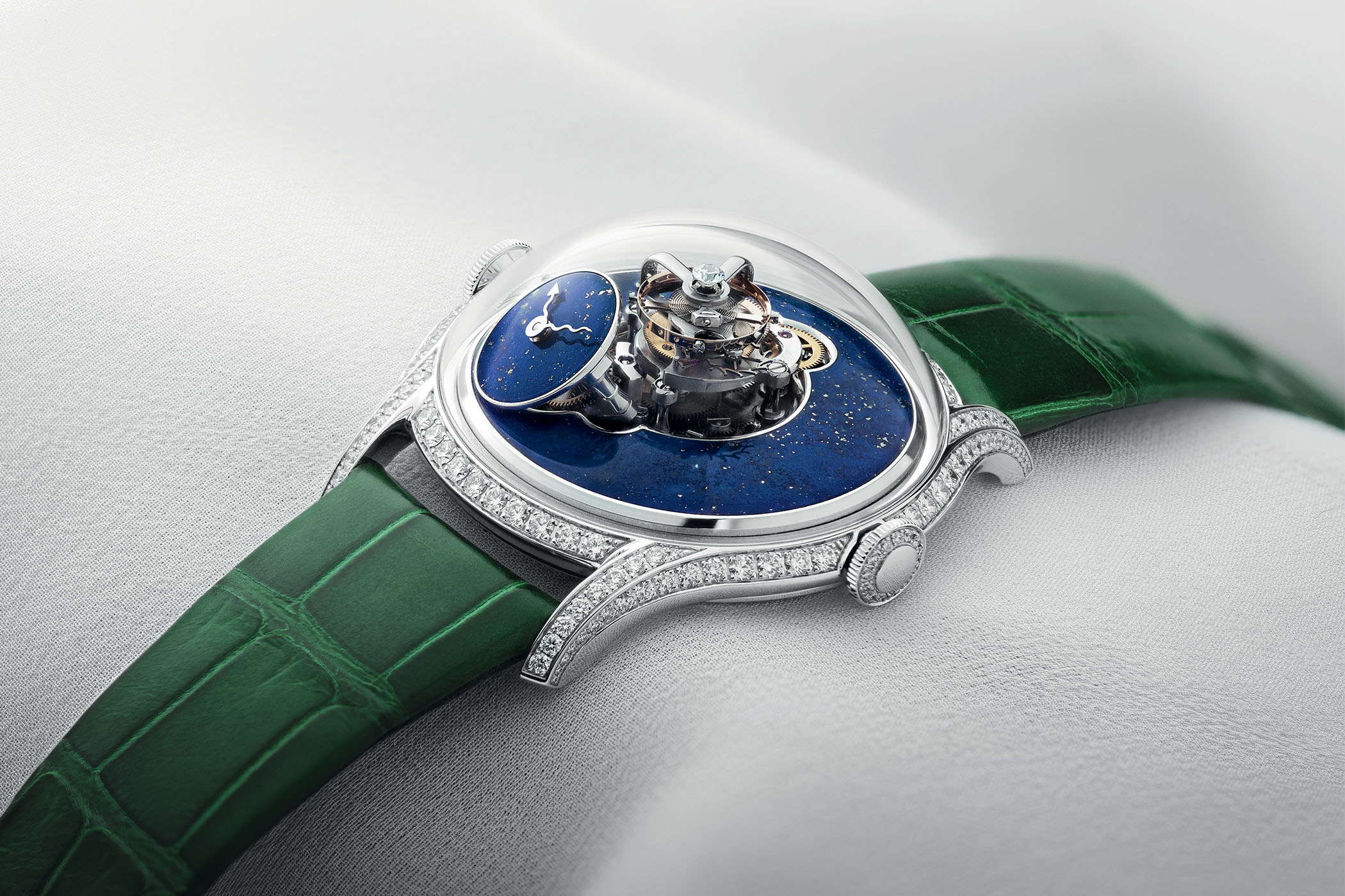MB&F Legacy Machine FlyingT Lapis Lazuli