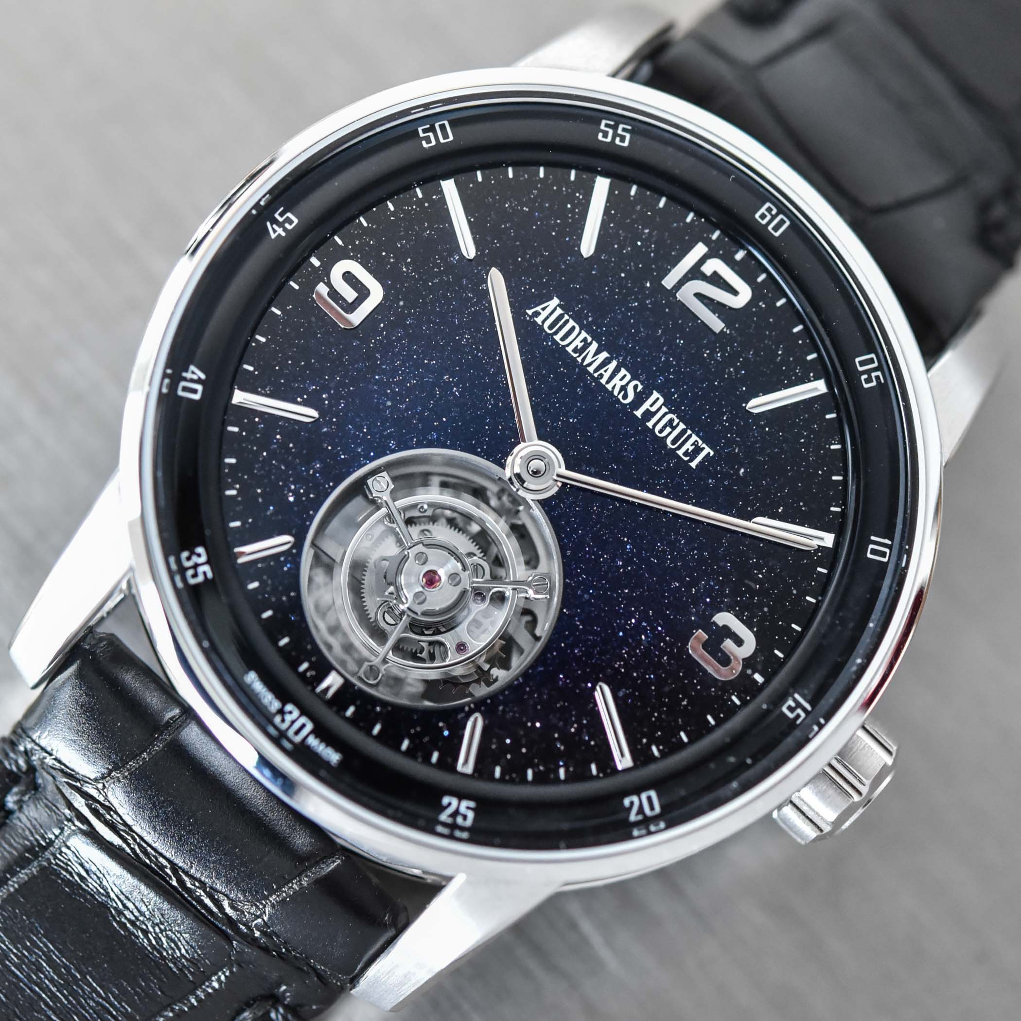 Code 11.59 By Audemars Piguet Selfwinding Flying Tourbillon Aventurine Enamel Dial - 26396BC.OO.D002CR.01 - review - 3 Code 11.59 By Audemars Piguet Selfwinding Flying Tourbillon Aventurine Enamel Dial - 26396BC.OO.D002CR.01