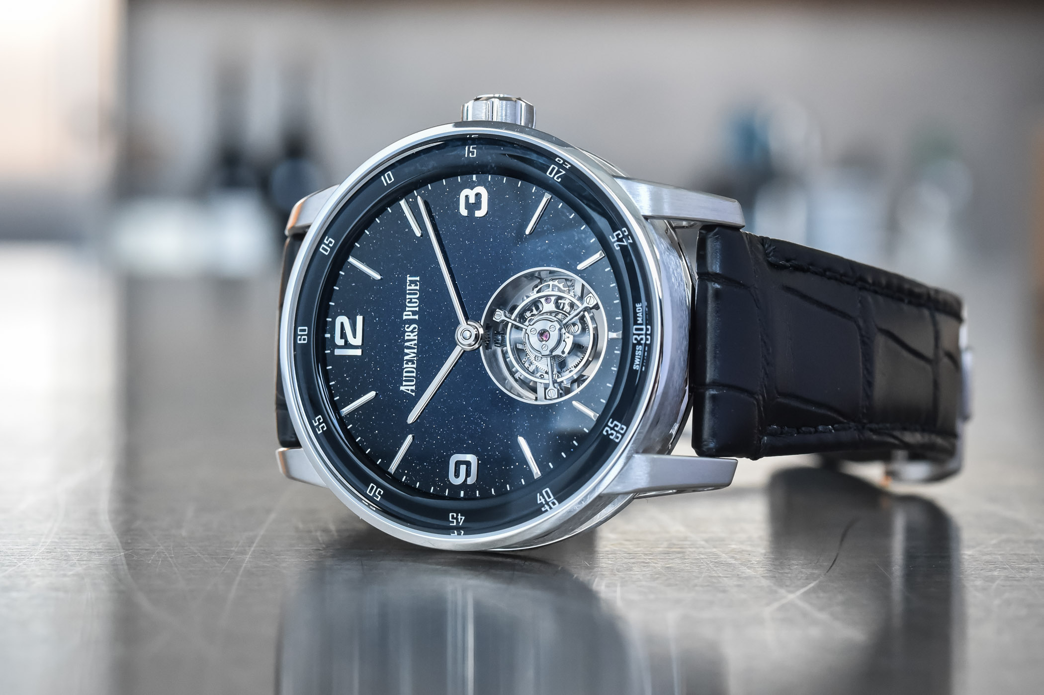 Code 11.59 By Audemars Piguet Selfwinding Flying Tourbillon Aventurine Enamel Dial - 26396BC.OO.D002CR.01 - review - 6 Code 11.59 By Audemars Piguet Selfwinding Flying Tourbillon Aventurine Enamel Dial - 26396BC.OO.D002CR.01