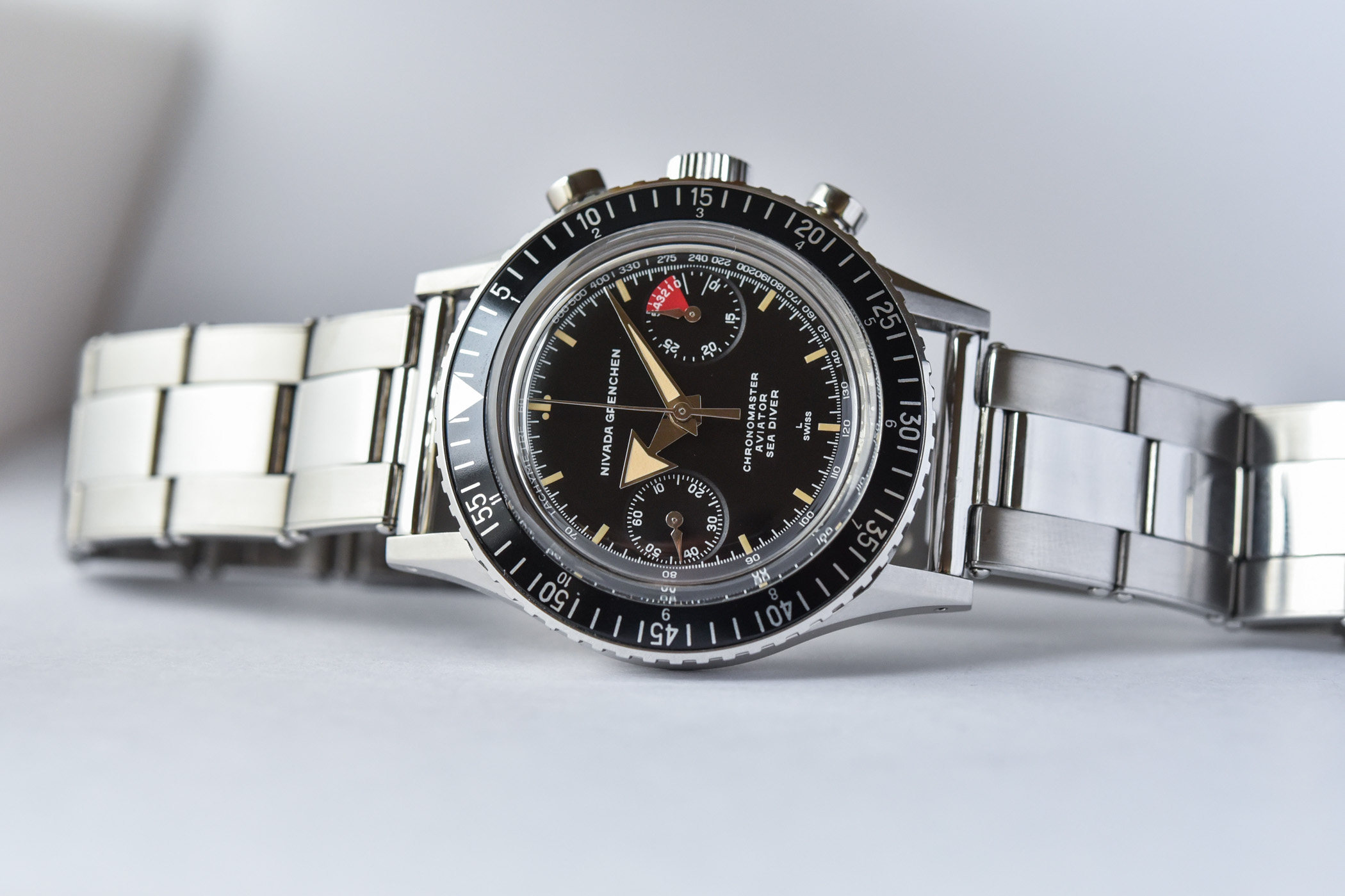 Nivada Grenchen Chronomaster Aviator Sea Diver Re-edition 2021 - review - 00003 Nivada Grenchen Chronomaster Aviator Sea Diver Re-edition 2021