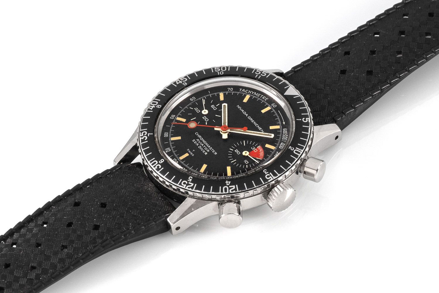 Vintage Nivada Grenchen Chronomaster - 1 Photo by watchfid.com