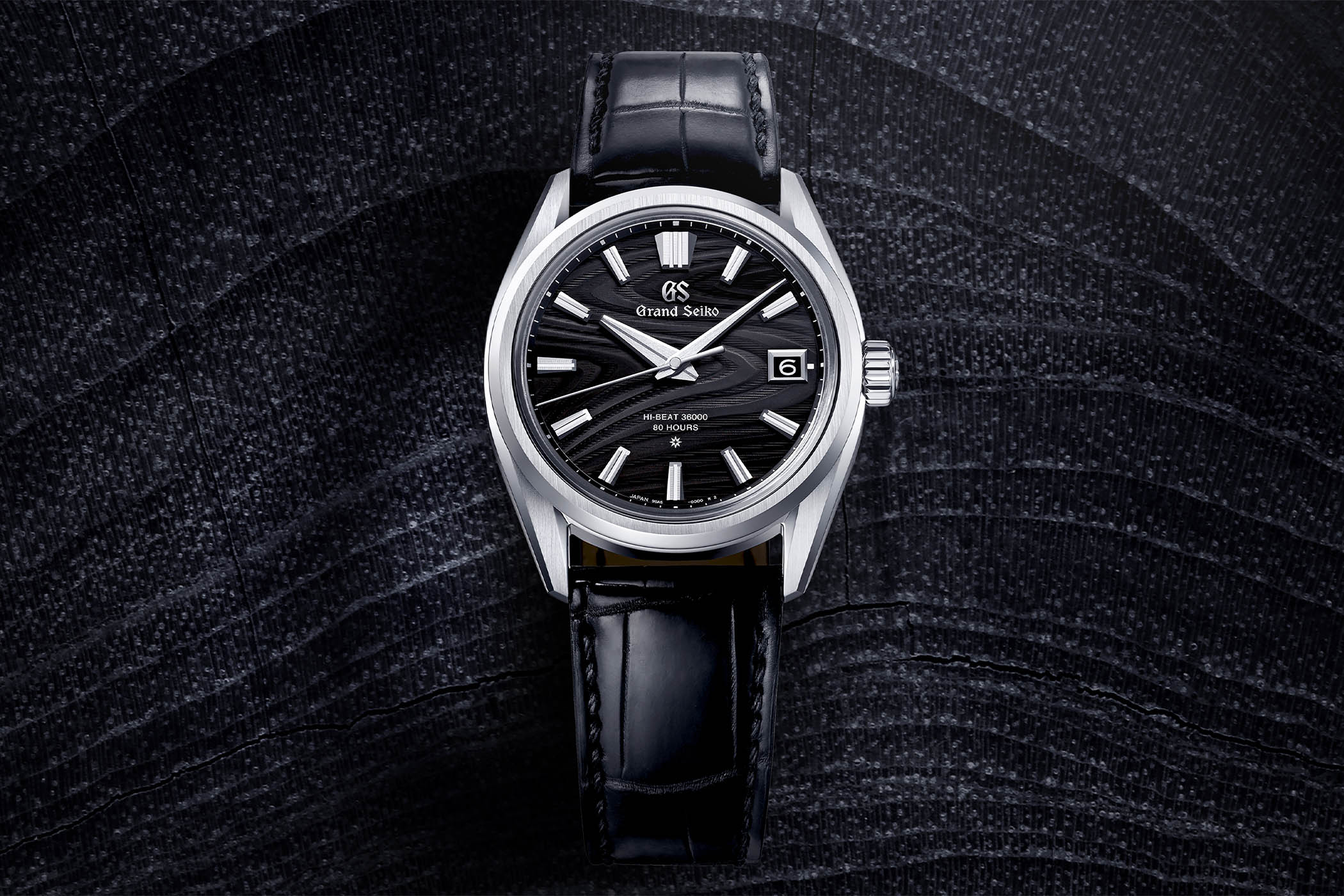 Grand Seiko Heritage Calibre 9SA5 Platinum wood grain dial SLGH007J