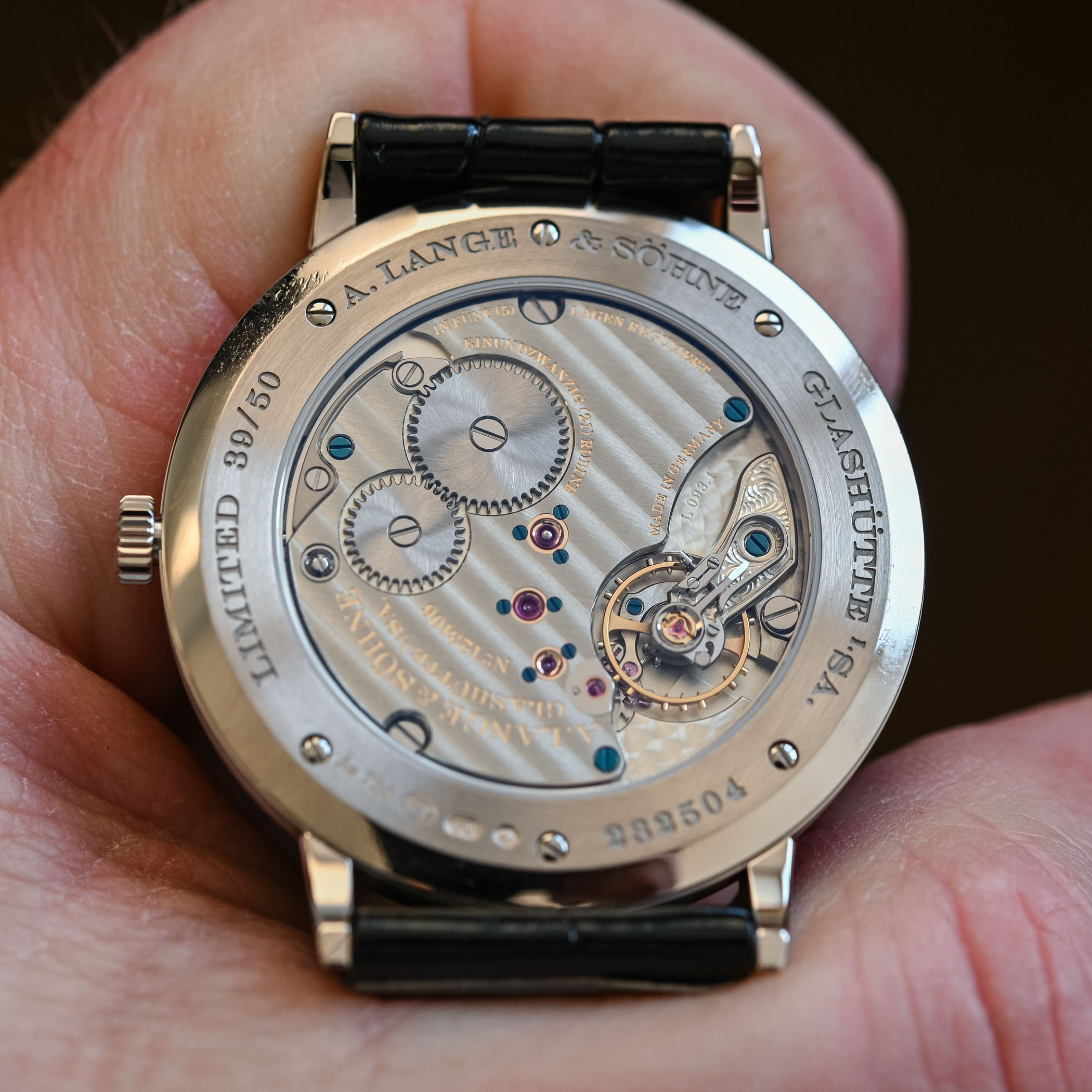 A Lange Sohne Saxonia Thin Black Gold Flux - review - 3 A. Lange & Söhne Saxonia Thin Black Gold Flux