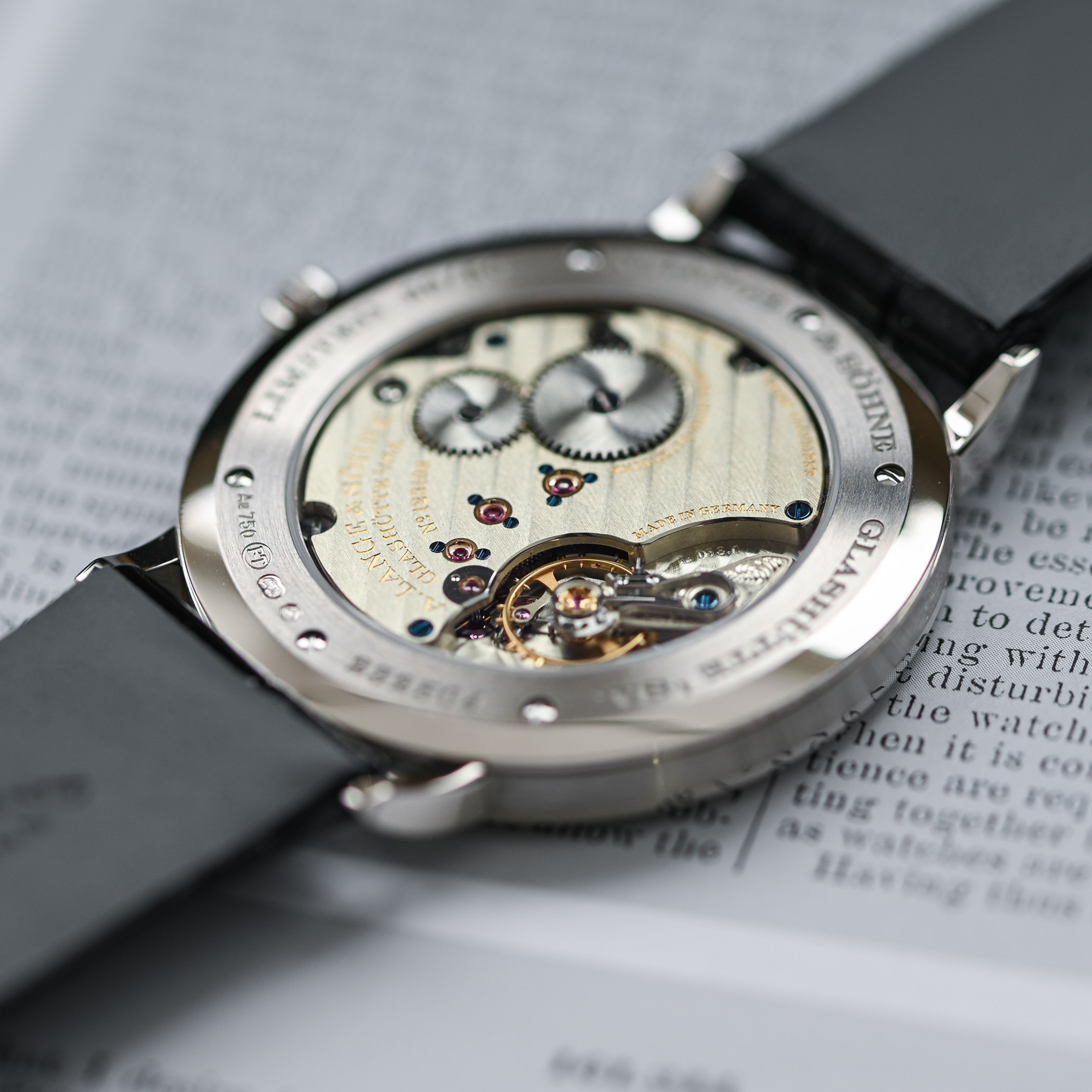 A Lange Sohne Saxonia Thin Black Gold Flux - review - 5 A. Lange & Söhne Saxonia Thin Black Gold Flux