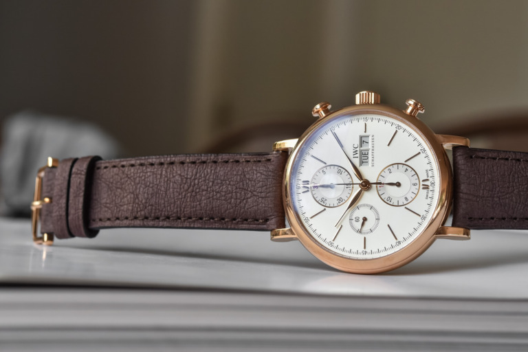 IWC TimberTex straps low- impact paper-based material