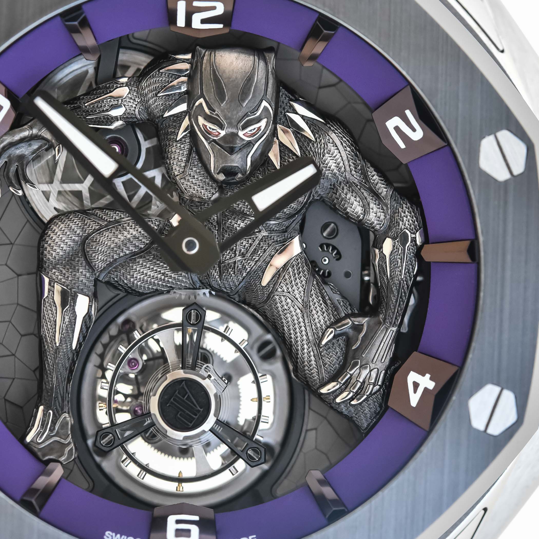 Audemars Piguet Royal Oak Concept Black Panther Flying Tourbillon 26620IO.OO.D077CA.01 - review - 14 Audemars Piguet Royal Oak Concept Black Panther Flying Tourbillon 26620IO.OO.D077CA.01
