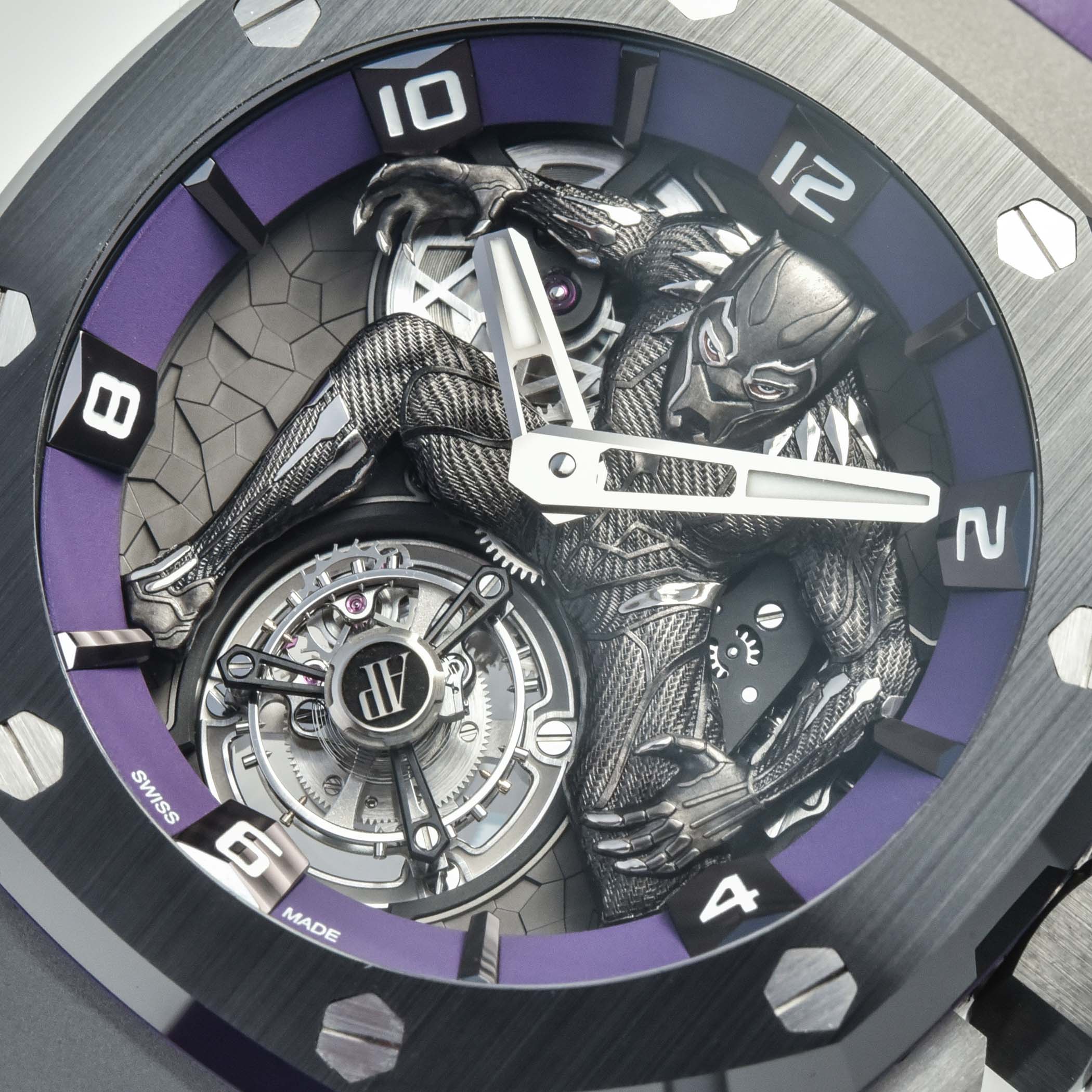 Audemars Piguet Royal Oak Concept Black Panther Flying Tourbillon 26620IO.OO.D077CA.01 - review - 7 Audemars Piguet Royal Oak Concept Black Panther Flying Tourbillon 26620IO.OO.D077CA.01