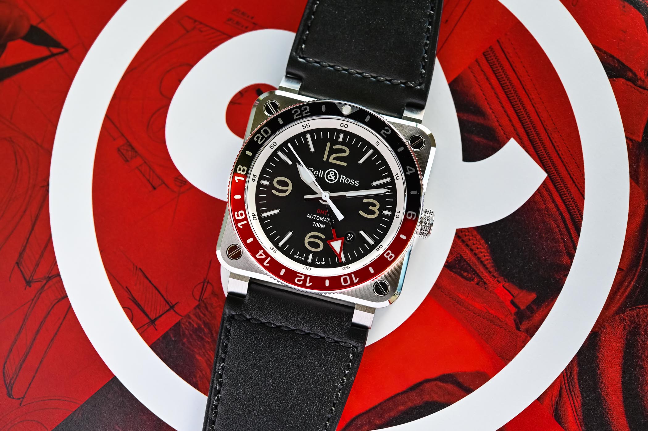 Bell & Ross BR 03-93 GMT BR0393-BL-ST/SCA