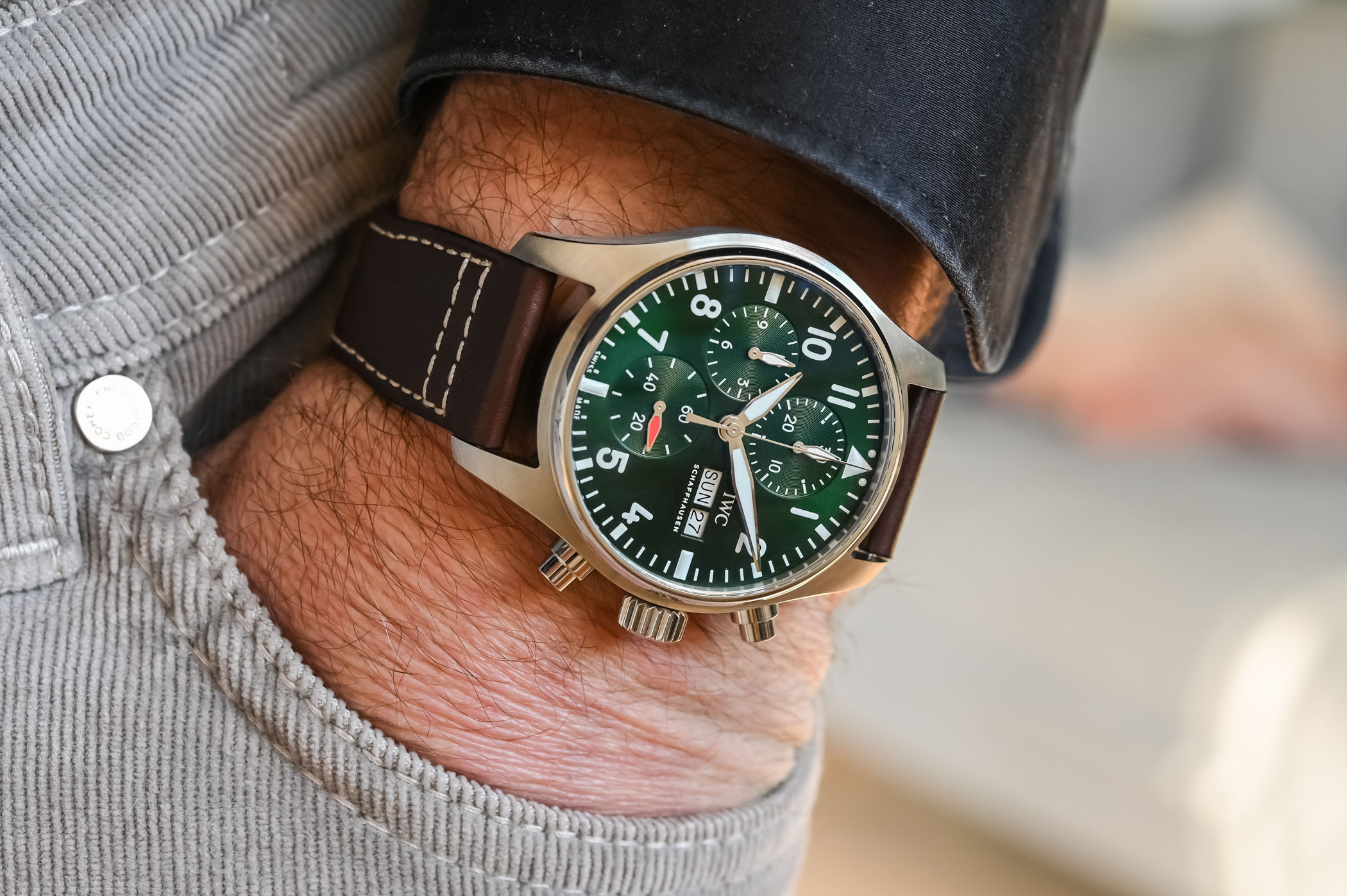 IWC Pilot's Watch Chronograph 41 on wrist