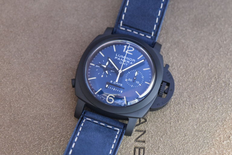 Panerai Luminor Chrono Monopulsante GMT Blu Notte PAM01135