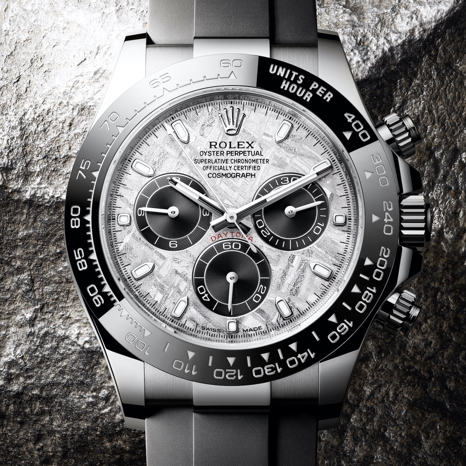 Oyster Perpetual Cosmograph Daytona Rolex Daytona Meteorite dial white gold ceramic bezel oysterflex bracelet - 116519LN
