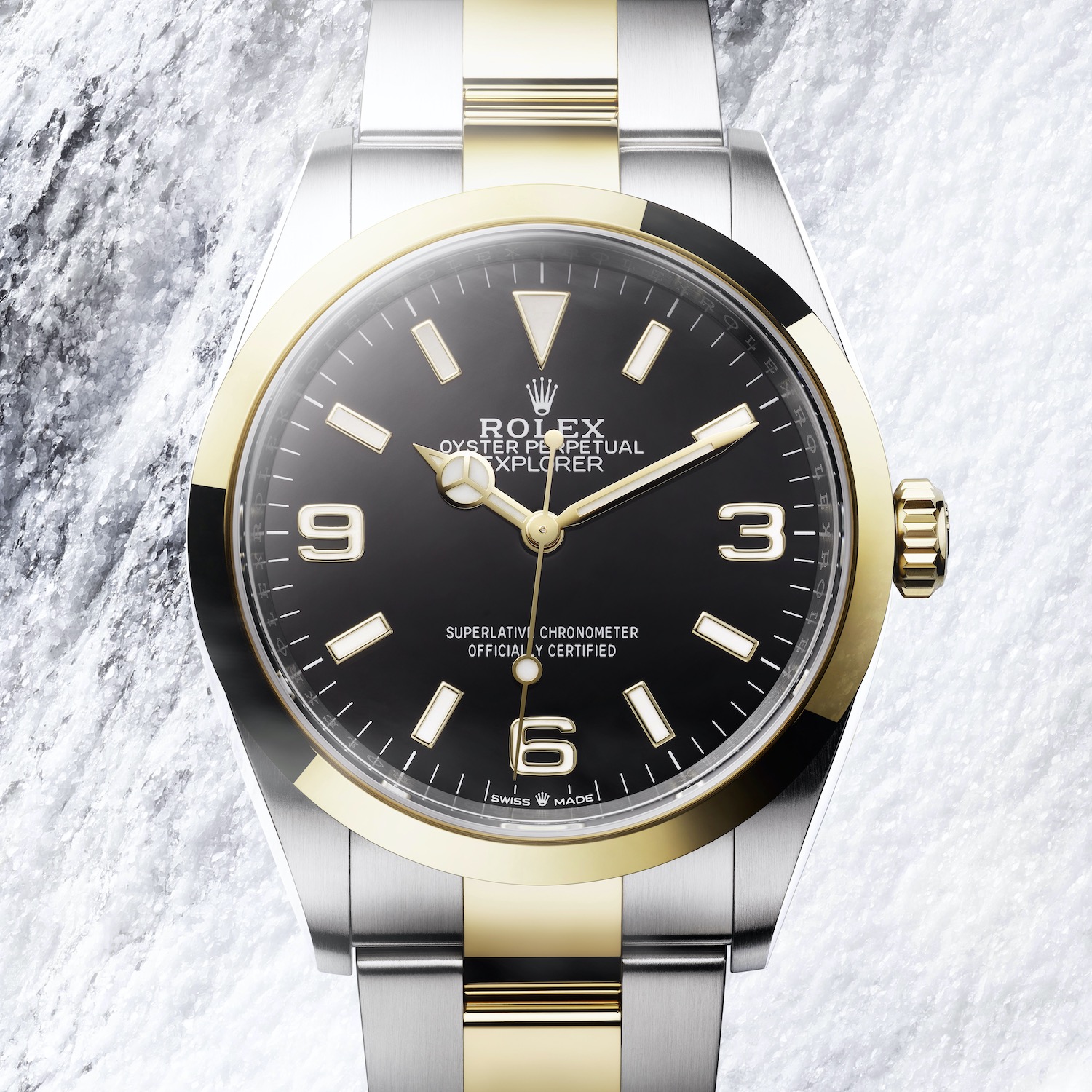Oyster Perpetual Explorer 36mm Rolex Explorer 1 36mm Rolesor 124273