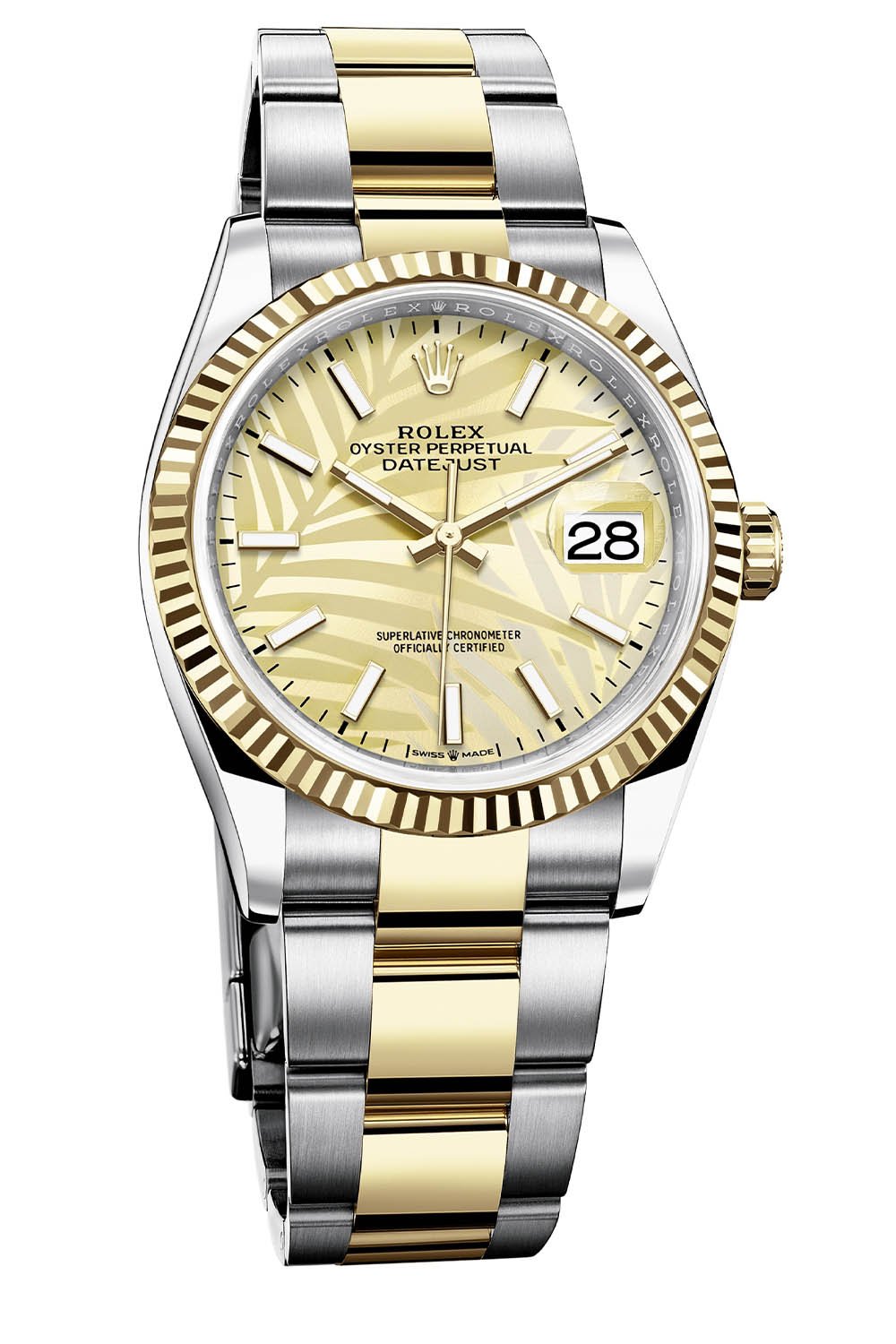 Rolex Oyster Perpetual Datejust 36 palm dial 2 Rolex Oyster Perpetual Datejust 36 palm dial 2