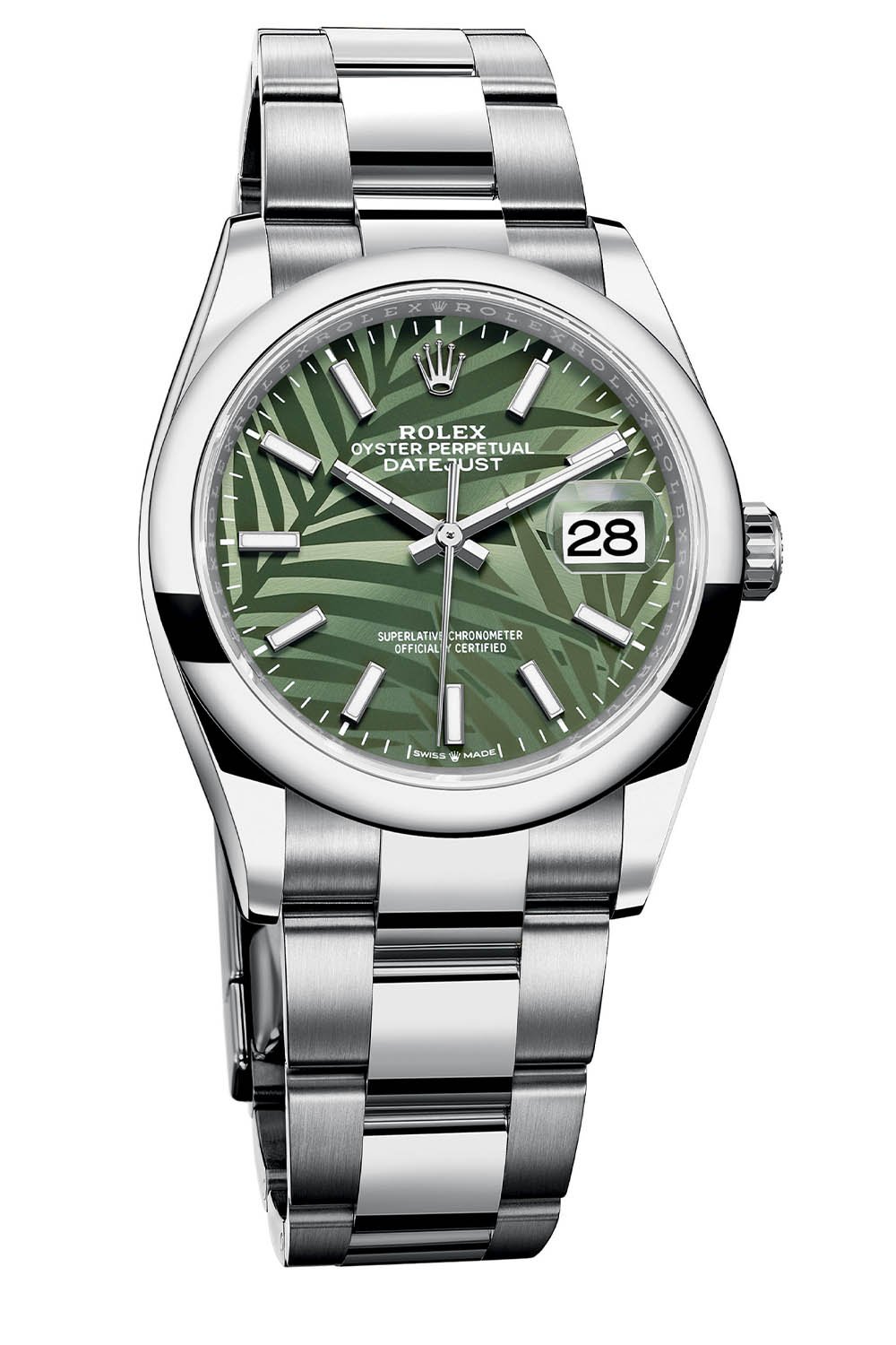 Rolex Oyster Perpetual Datejust 36 palm dial Rolex Oyster Perpetual Datejust 36 palm dial