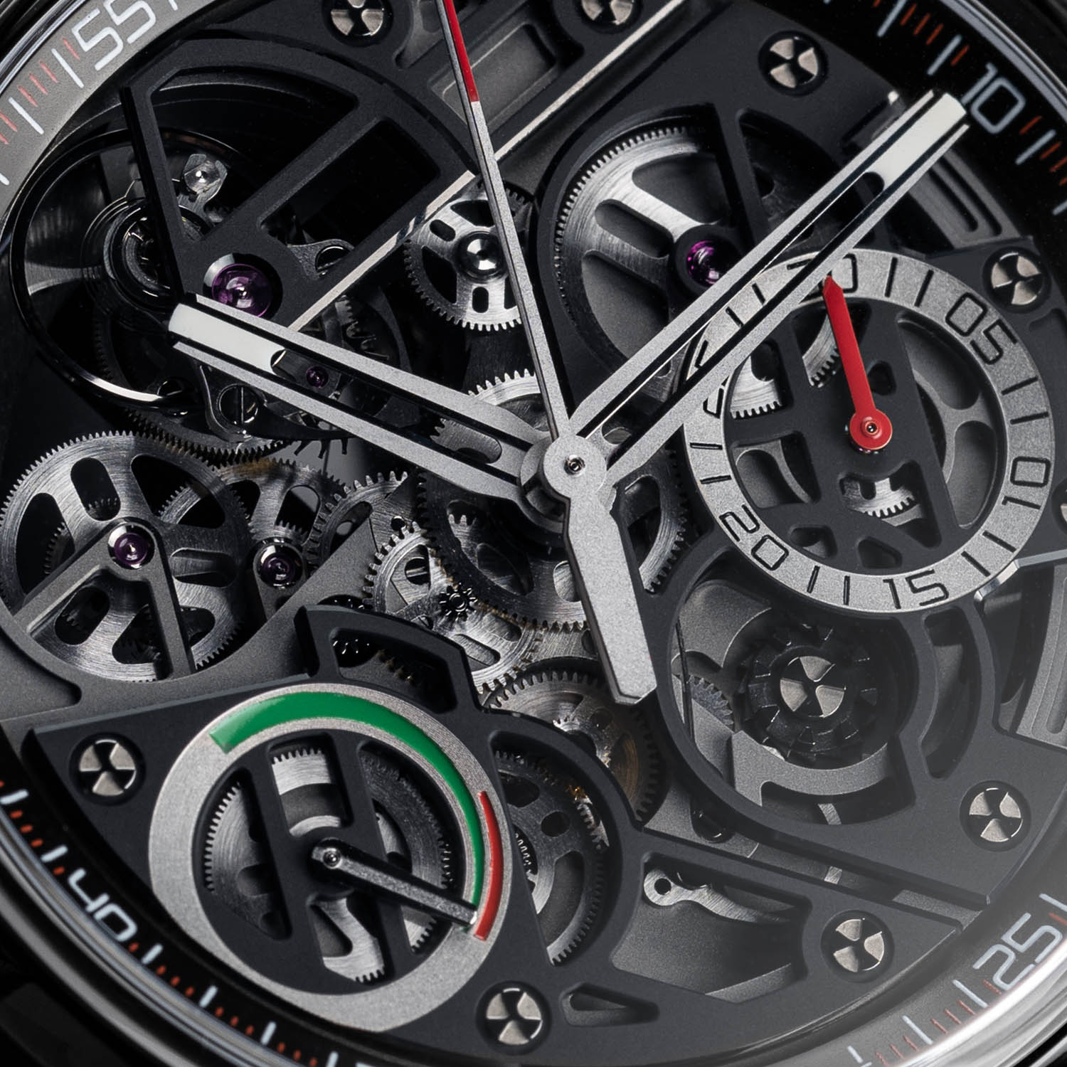 Angelus U30 Black Titanium Tourbillon Rattrapante - 5 Angelus U30 Black Titanium Tourbillon Rattrapante