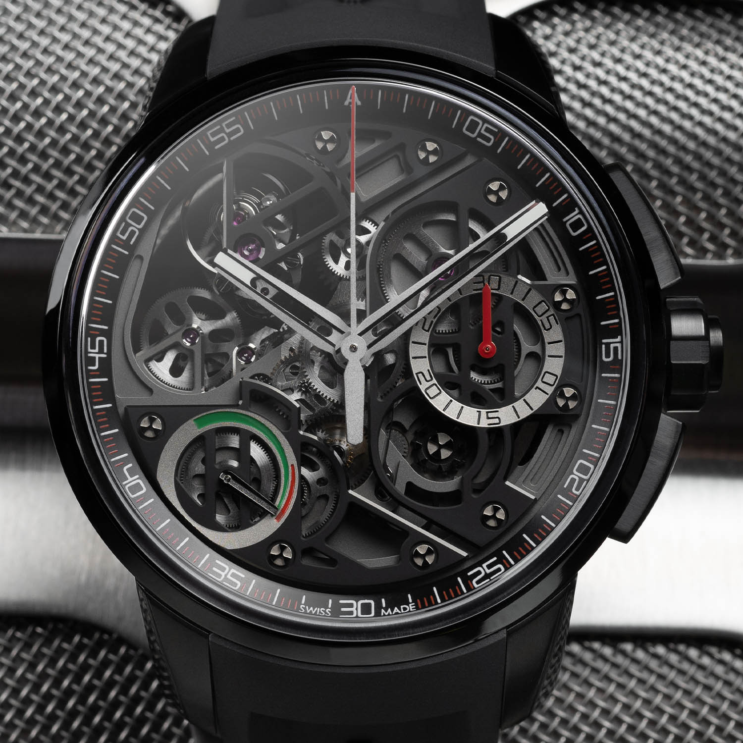 Angelus U30 Black Titanium Tourbillon Rattrapante - 7 Angelus U30 Black Titanium Tourbillon Rattrapante