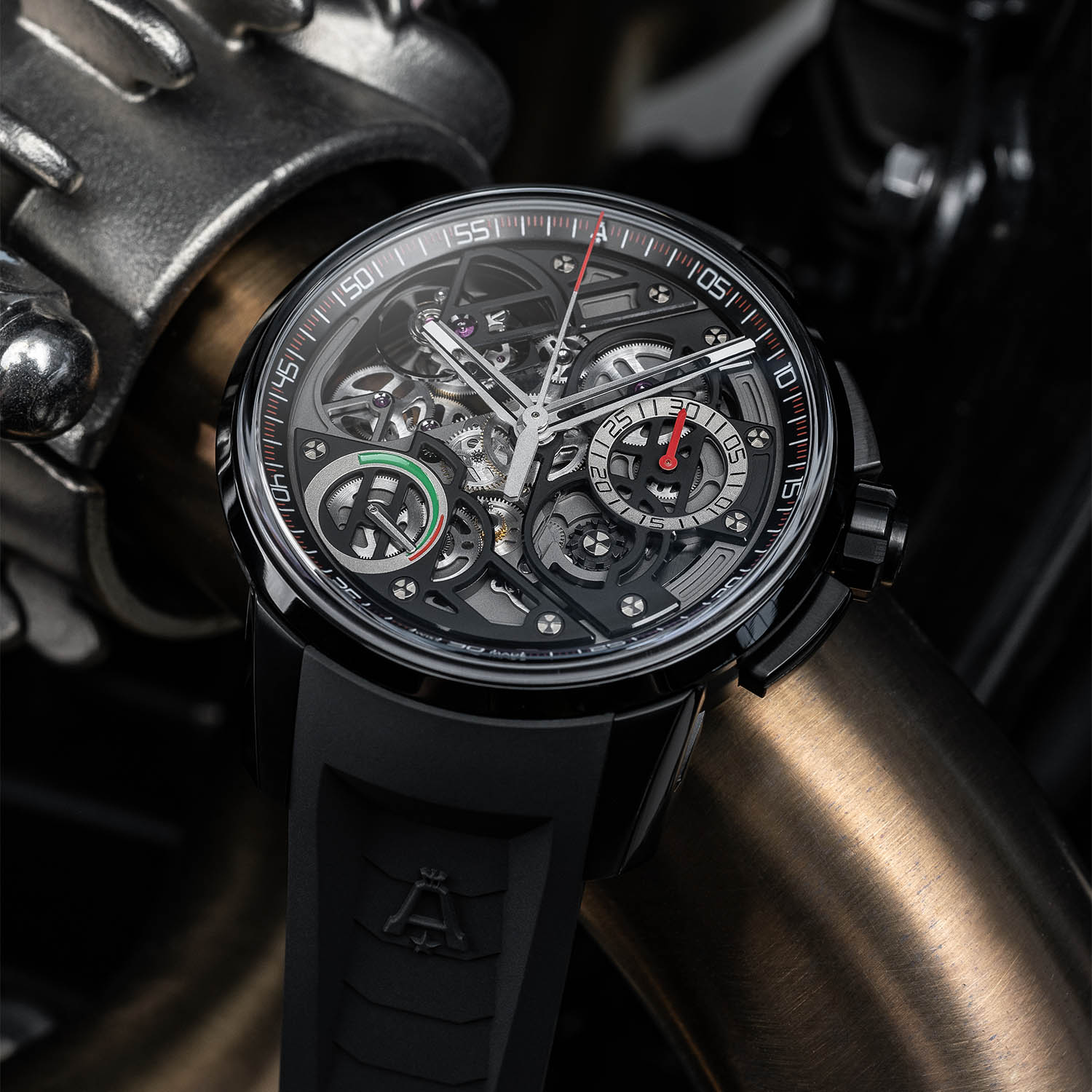 Angelus U30 Black Titanium Tourbillon Rattrapante - 8 Angelus U30 Black Titanium Tourbillon Rattrapante
