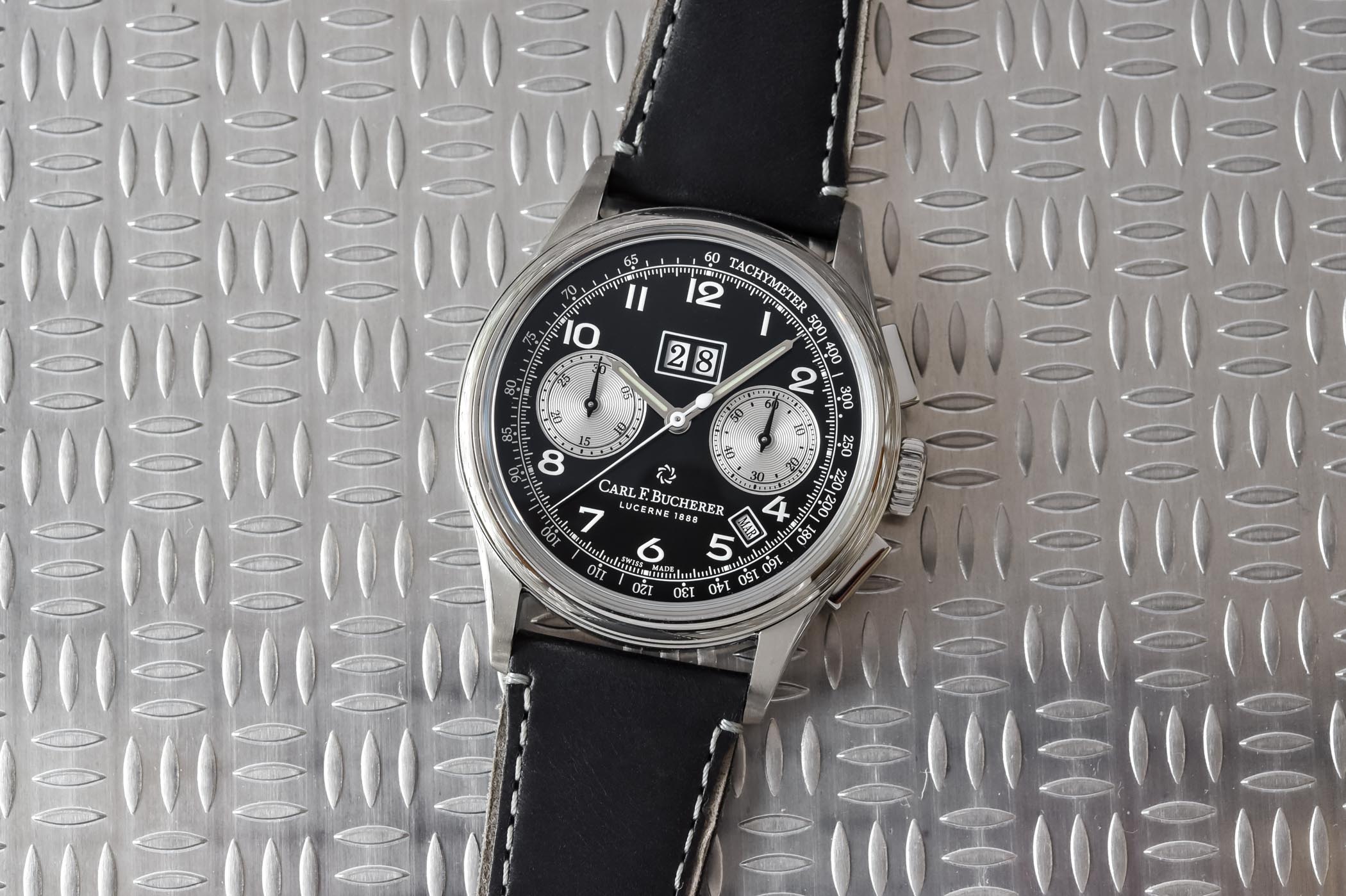 Carl F. Bucherer Heritage BiCompax Annual Orca Black