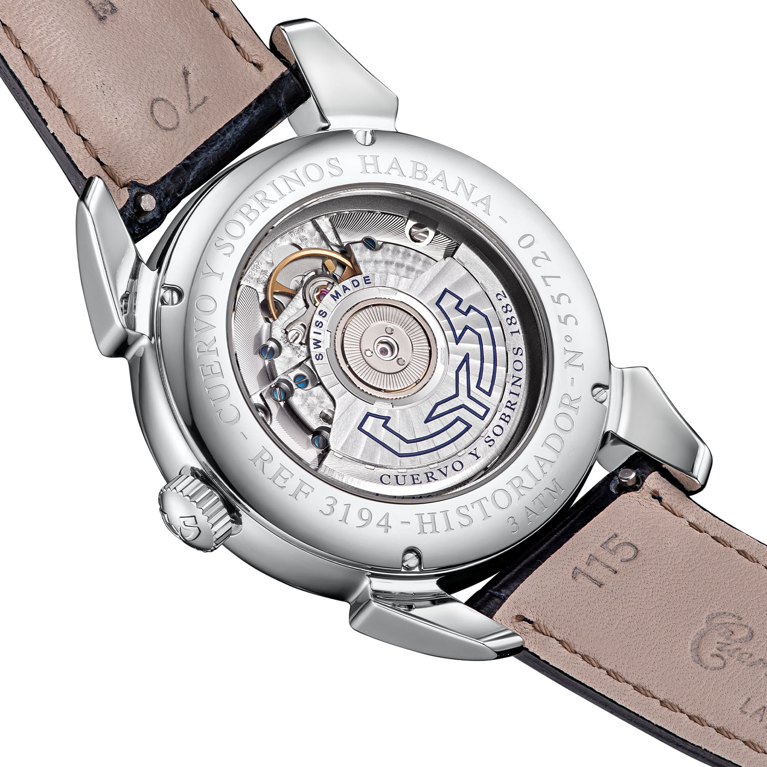 Cuervo y Sobrinos Historiador Retrogrado Cobalt Blue - 6 Cuervo y Sobrinos Historiador Retrógrado Cobalt Blue