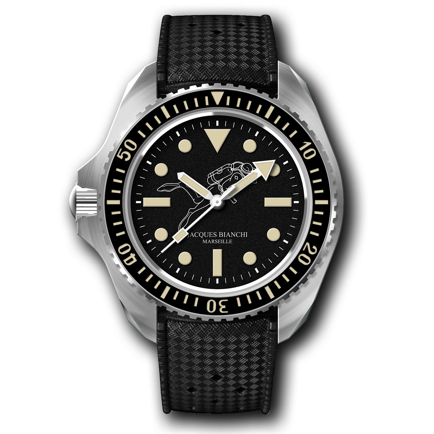 Jacques Bianchi JB200 Dive Watch 2021 Re-Edition - 9 Jacques Bianchi JB200 Dive Watch 2021 Re-Edition kickstarter