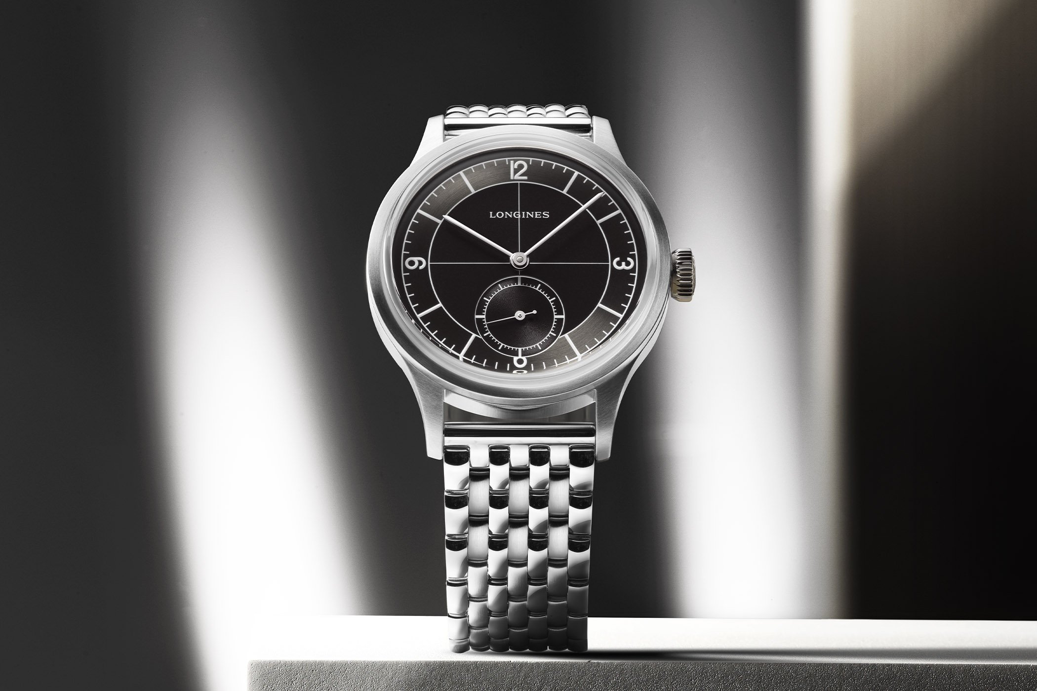 Longines Heritage Classic Black Sector dial