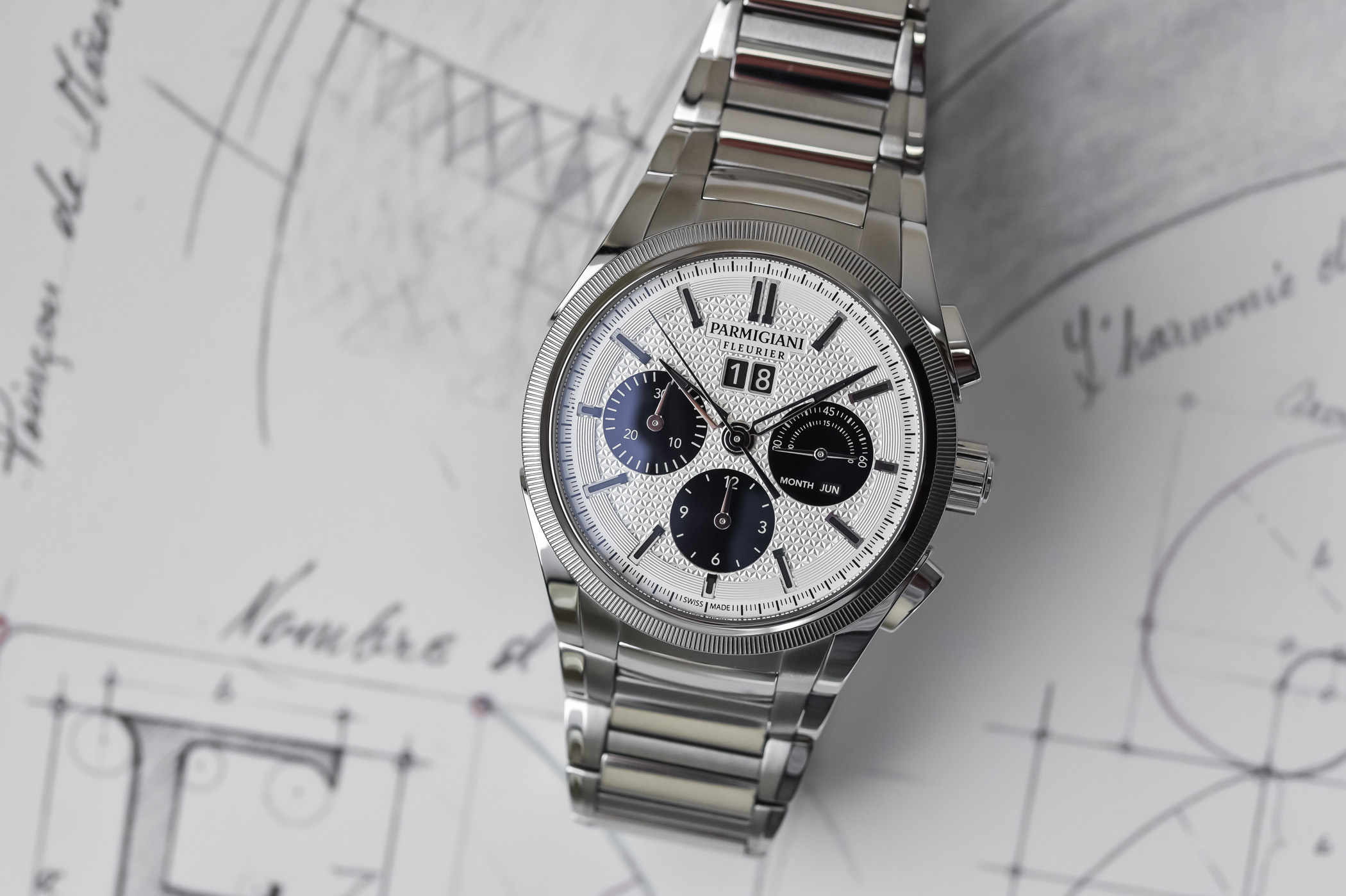Parmigiani Fleurier Tondagraph GT Steel Panda Dial PFC906-0000140-B00182