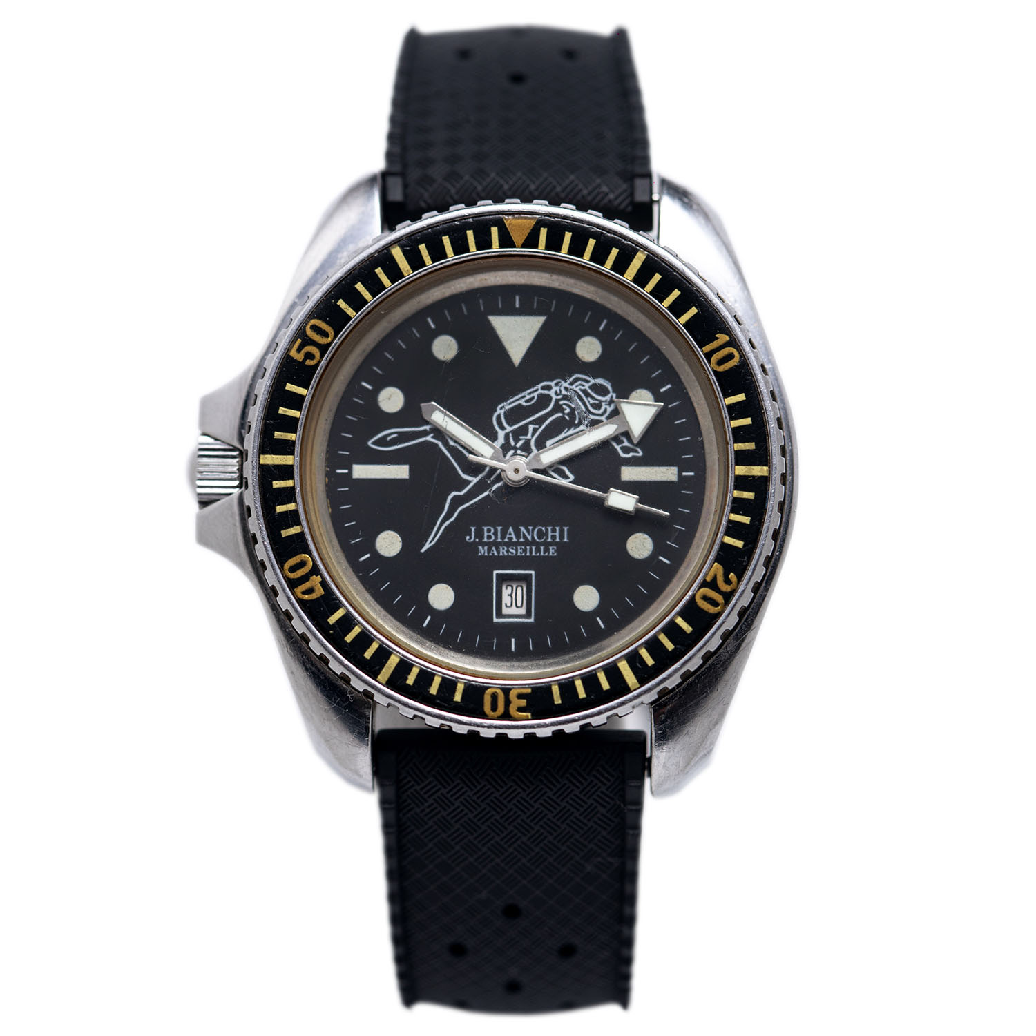 old JB 200 watch Jacques Bianchi JB200 Dive Watch 2021 Re-Edition kickstarter