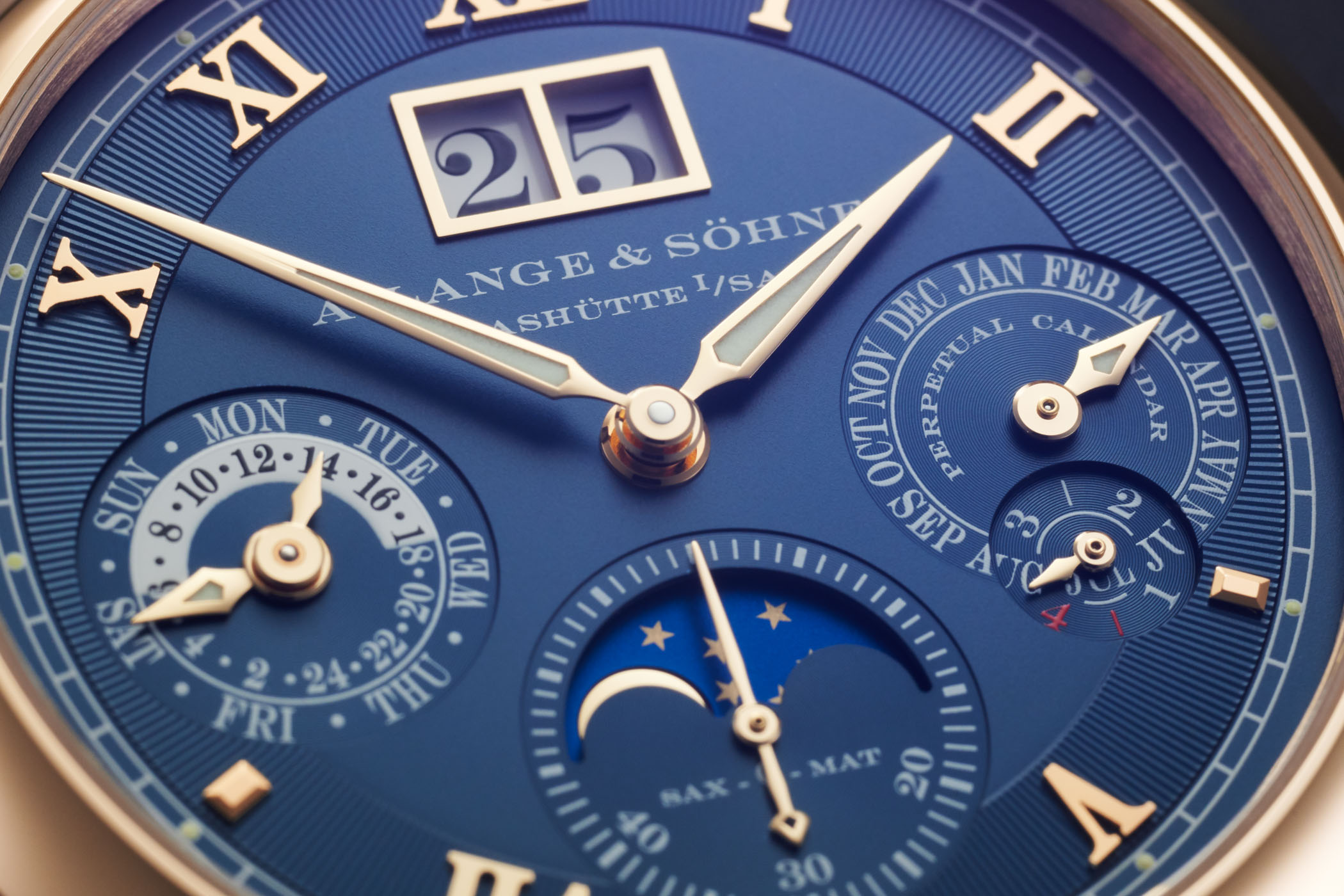A Lange Sohne Langematik Perpetual Limited Anniversary Edition Blue Dial 2021 - 1 A. Lange & Söhne Langematik Perpetual Limited Anniversary Edition 310.037