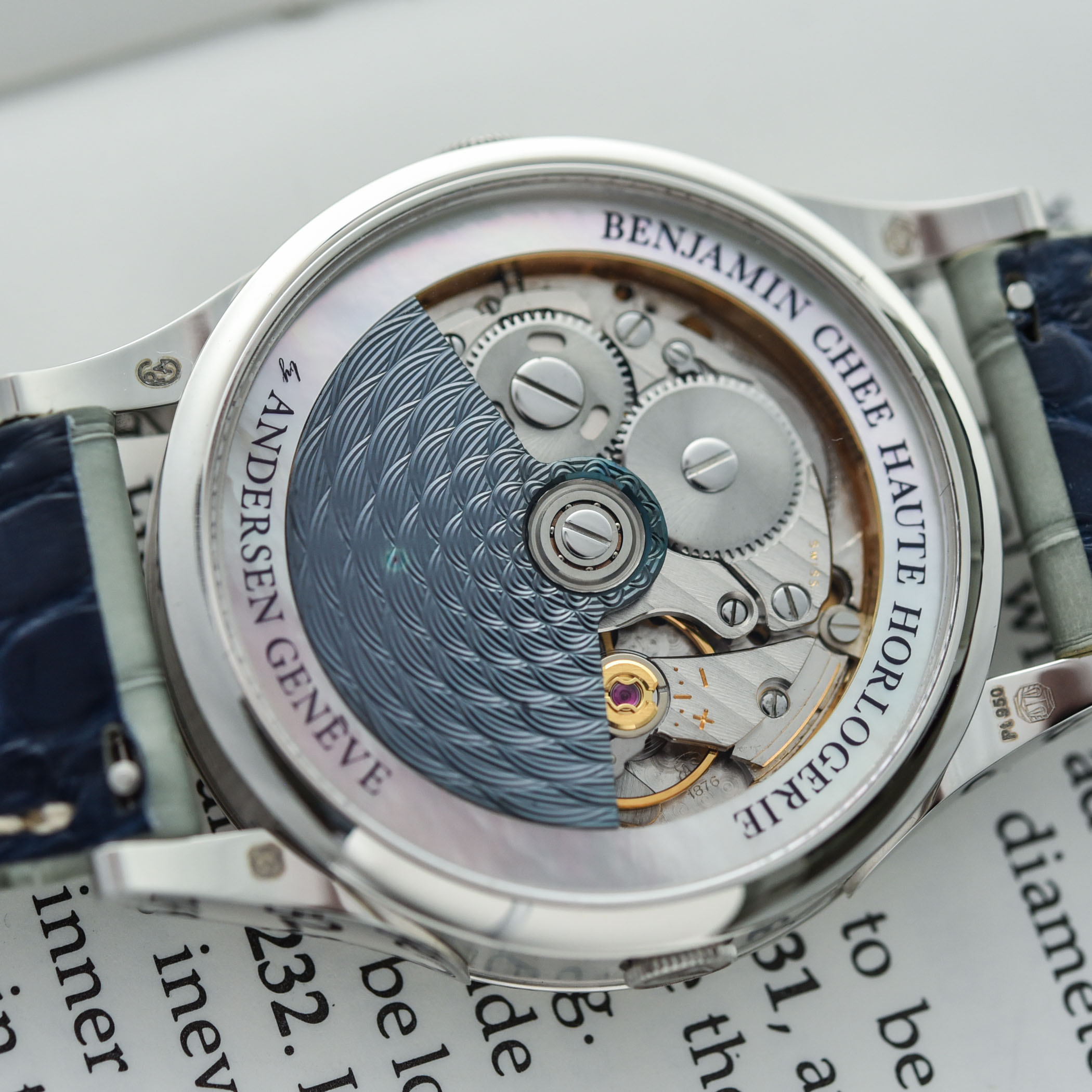 BCHH Celestial Voyager World Timer Cloisonne Enamel Andersen Geneve - 7 BCHH Celestial Voyager World Timer Cloisonne Enamel Andersen Geneve - 7