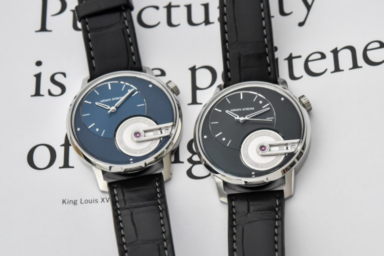Armin Strom Tribute 1 Limited Editions in black and blue
