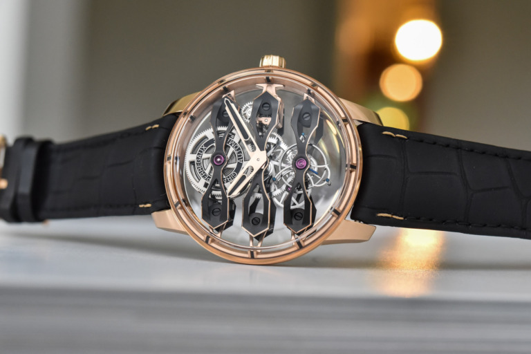 Girard-Perregaux Tourbillon with Three Flying Bridges in Rose Gold