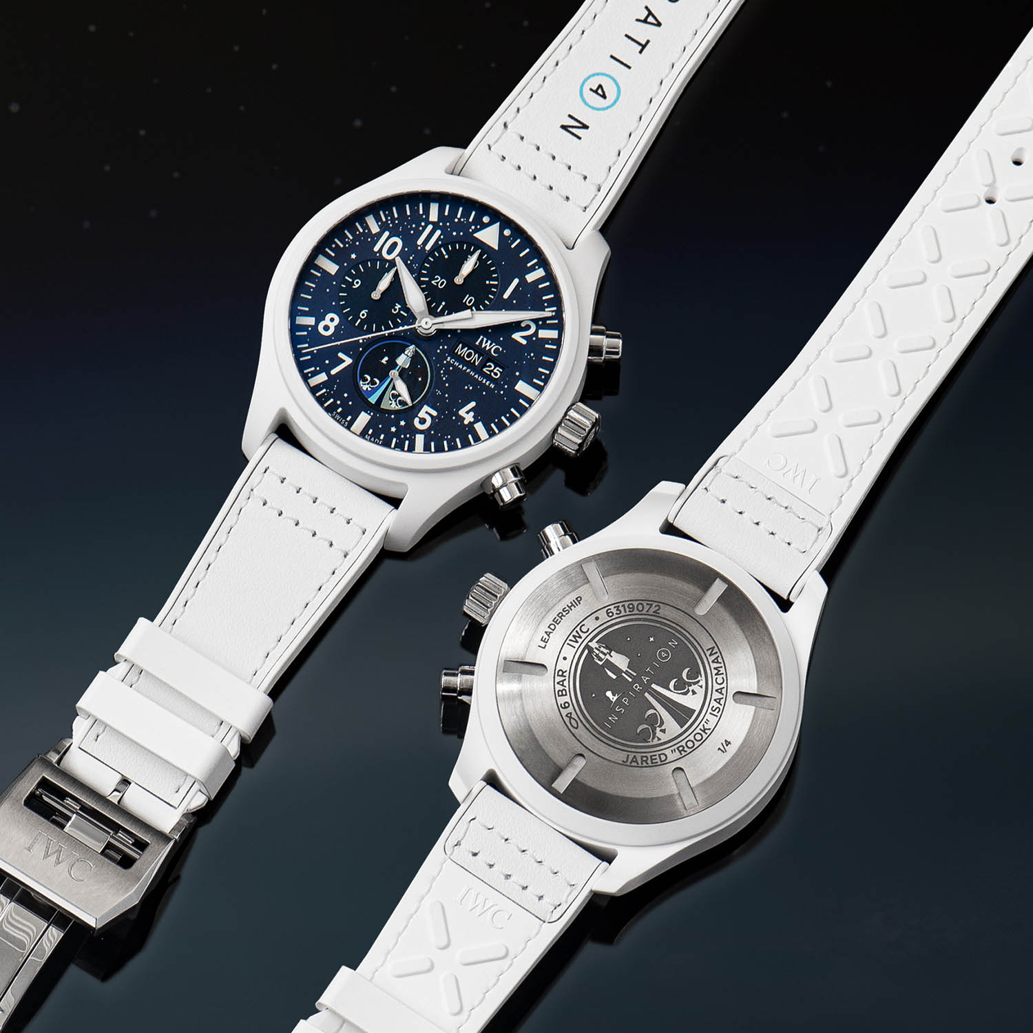 IWC Pilot’s Watch Chronograph Edition Inspiration4 Space Watches White Ceramic IW389110 - 3 IWC Pilot’s Watch Chronograph Edition Inspiration4 Space Watches White Ceramic IW389110