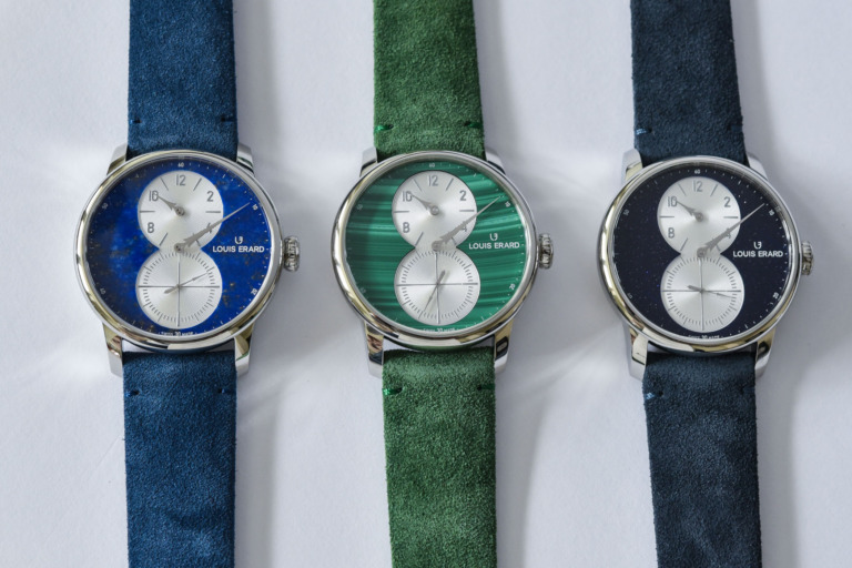 Louis Erard Excellence Regulateur Aventurine Lapis-Lazuli Malachite limited edition